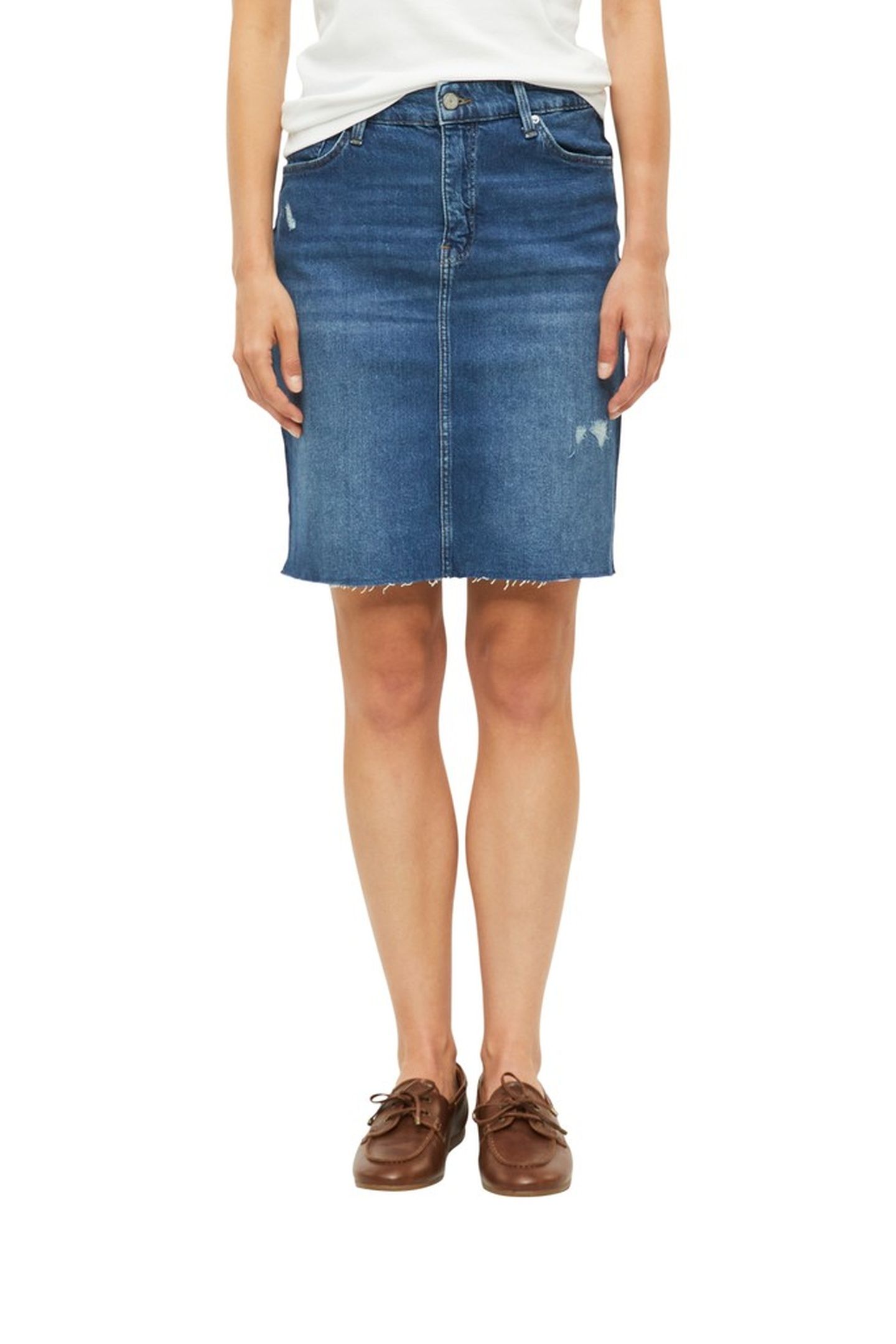 S.OLIVER SKIRTS BLUE DENIM 1