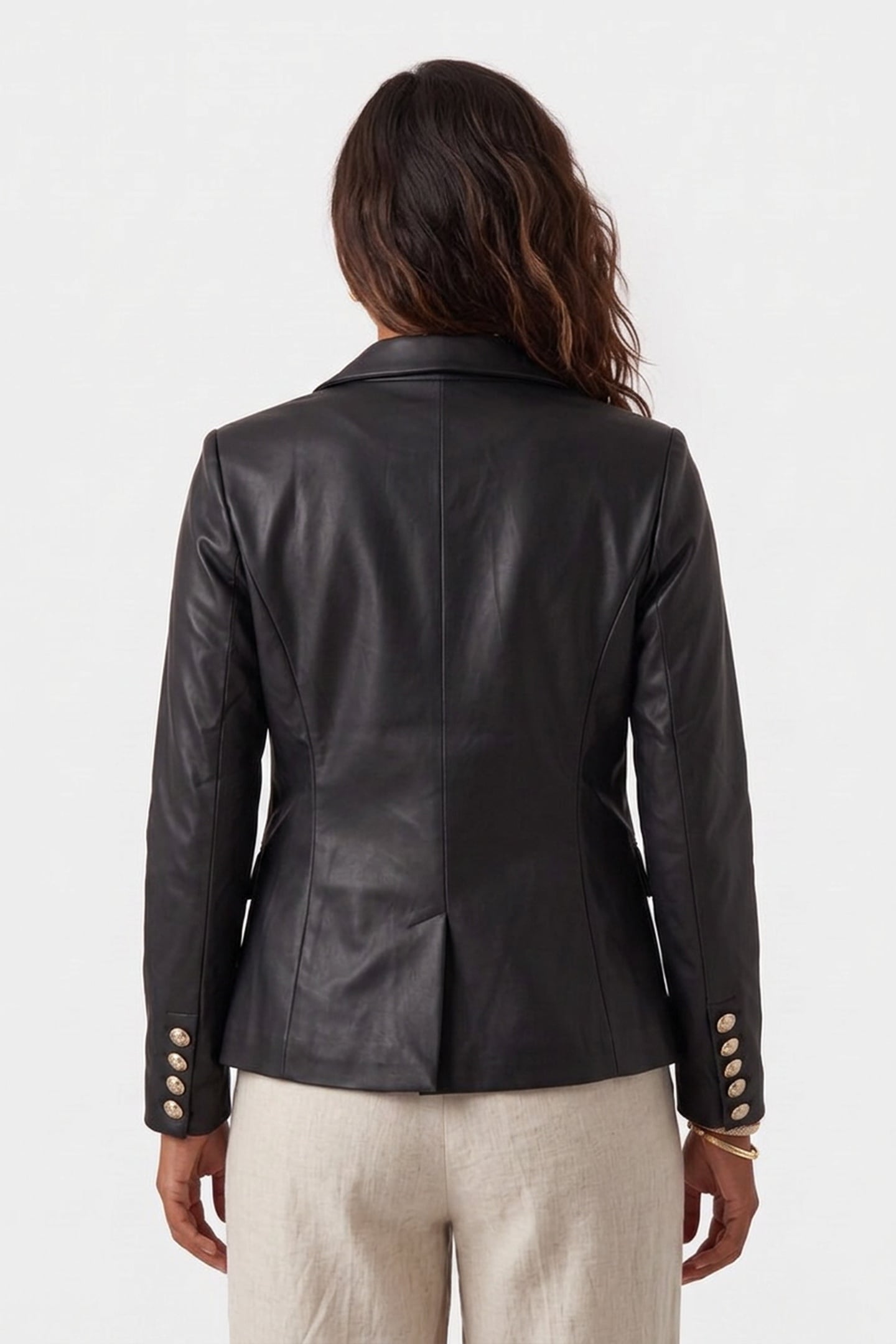 PAMELA PU LEATHER BL JET BLACK A996 2