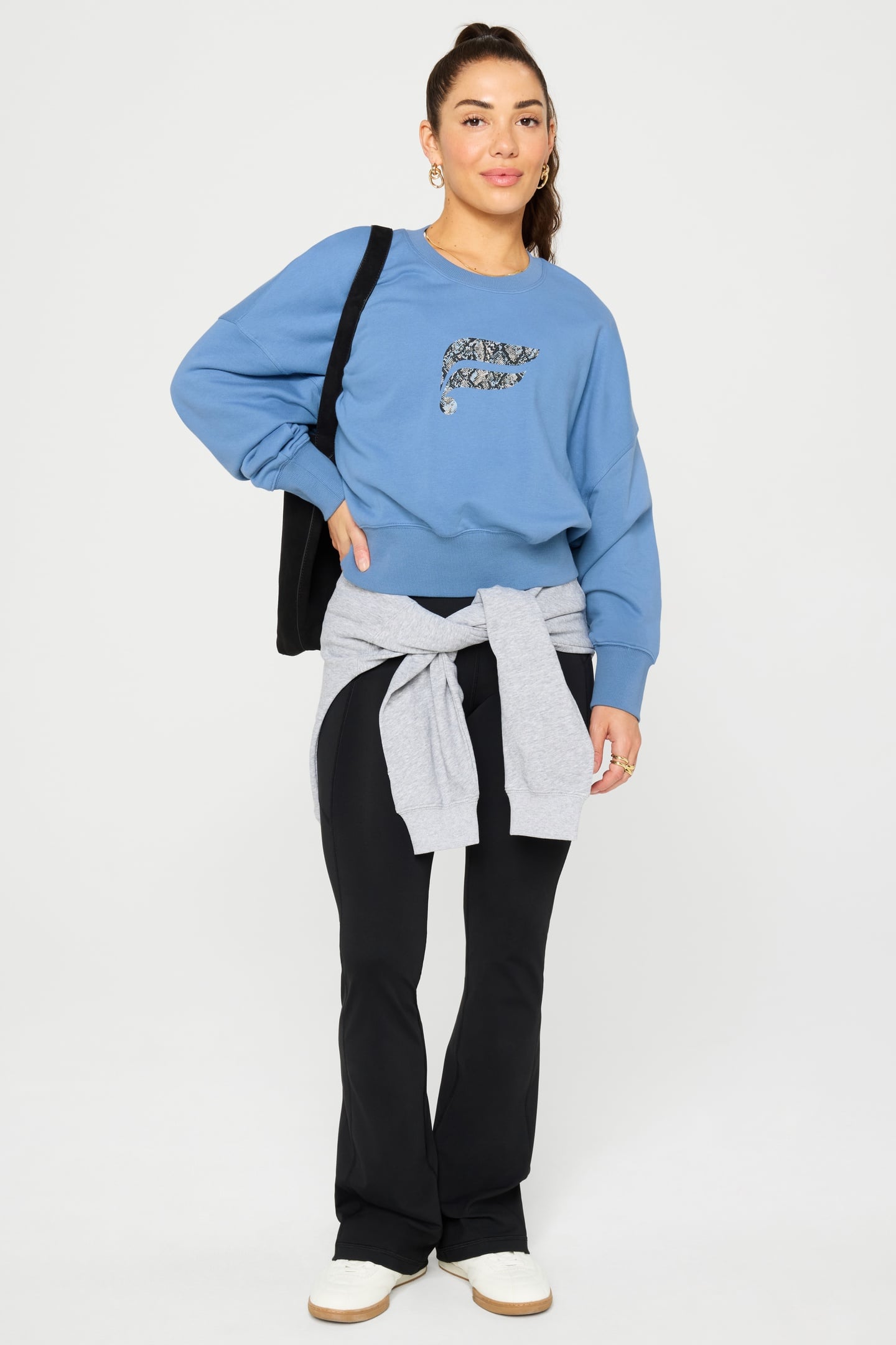 YEAR ROUND TERRY CREW NECK SWEATSHIRT ELEMENTAL BLUE/FAB SNA 2