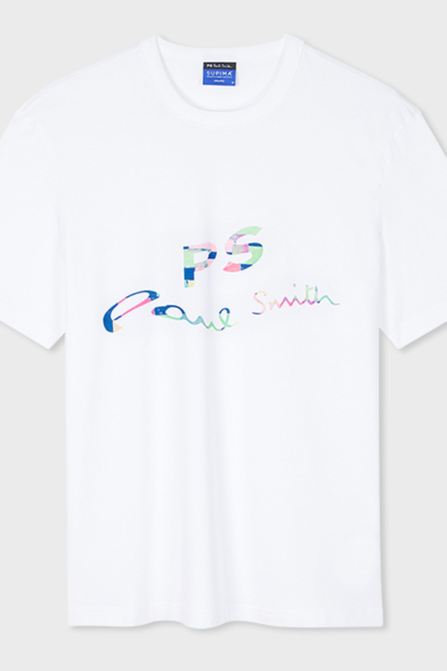 MENS REG FIT SS T SHIRT PS PAUL SMITH WHITE 2
