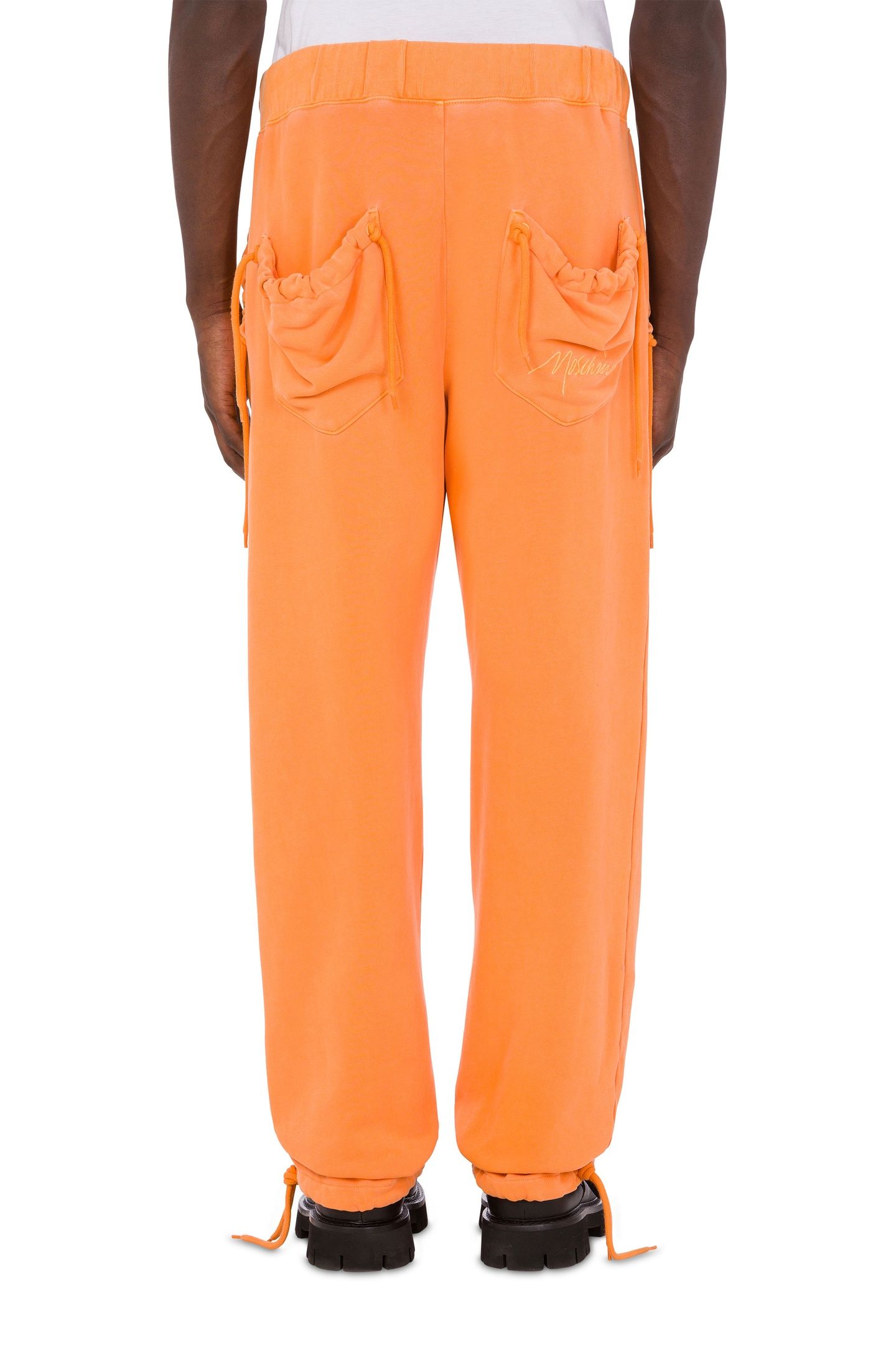 FADED FLEECE JOGGING SIGNATURE LOGO ORANGE 2
