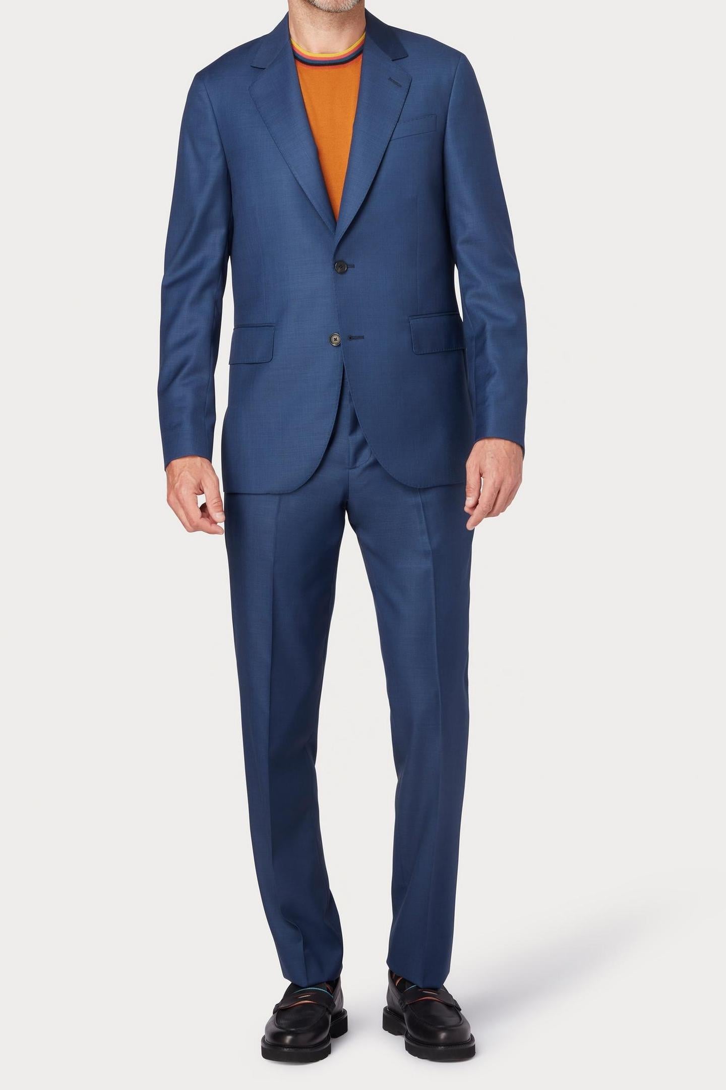MENS 2 BUTTON SUIT INKY BLUE 1