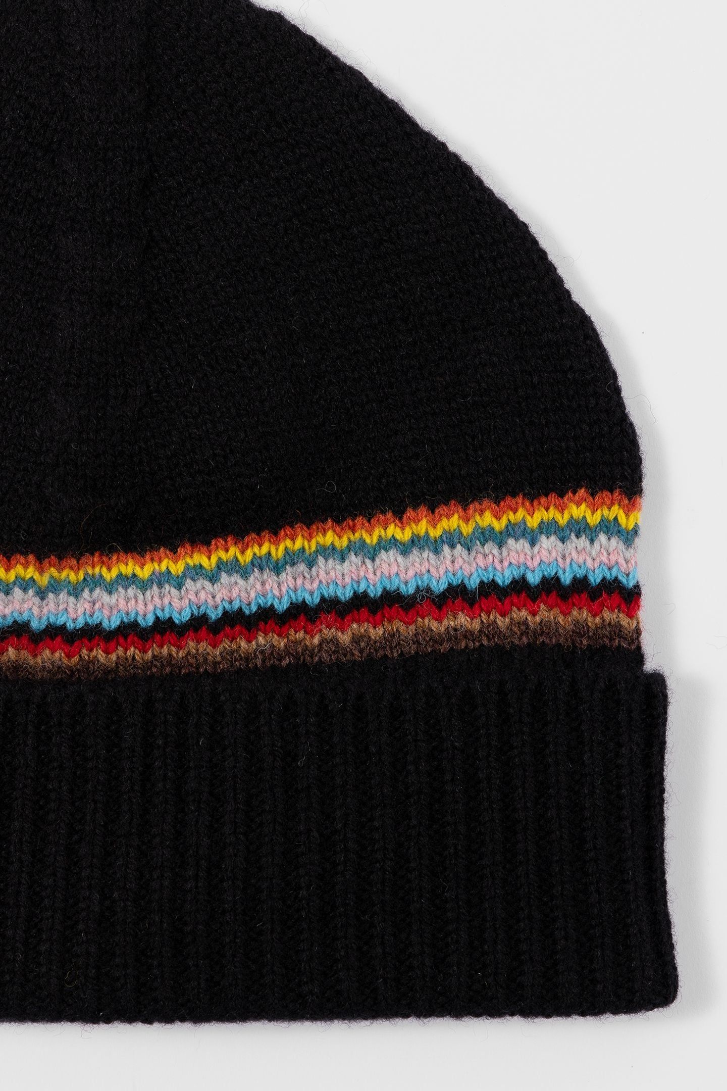 MEN BEANIE SIG BLOCK STRP NAVY 5