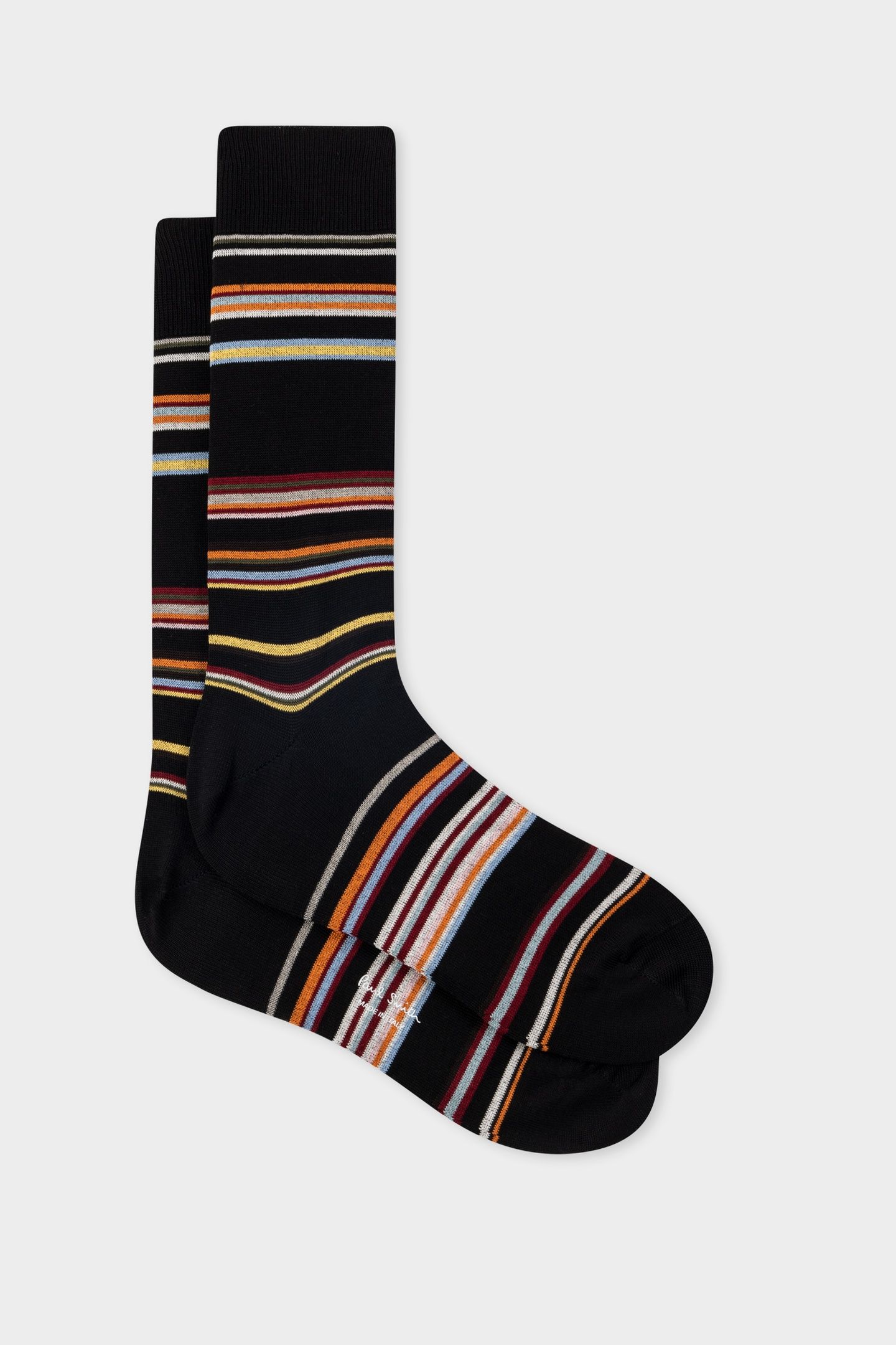MEN SOCK FLAVIO SIGNATURE BLACK 2