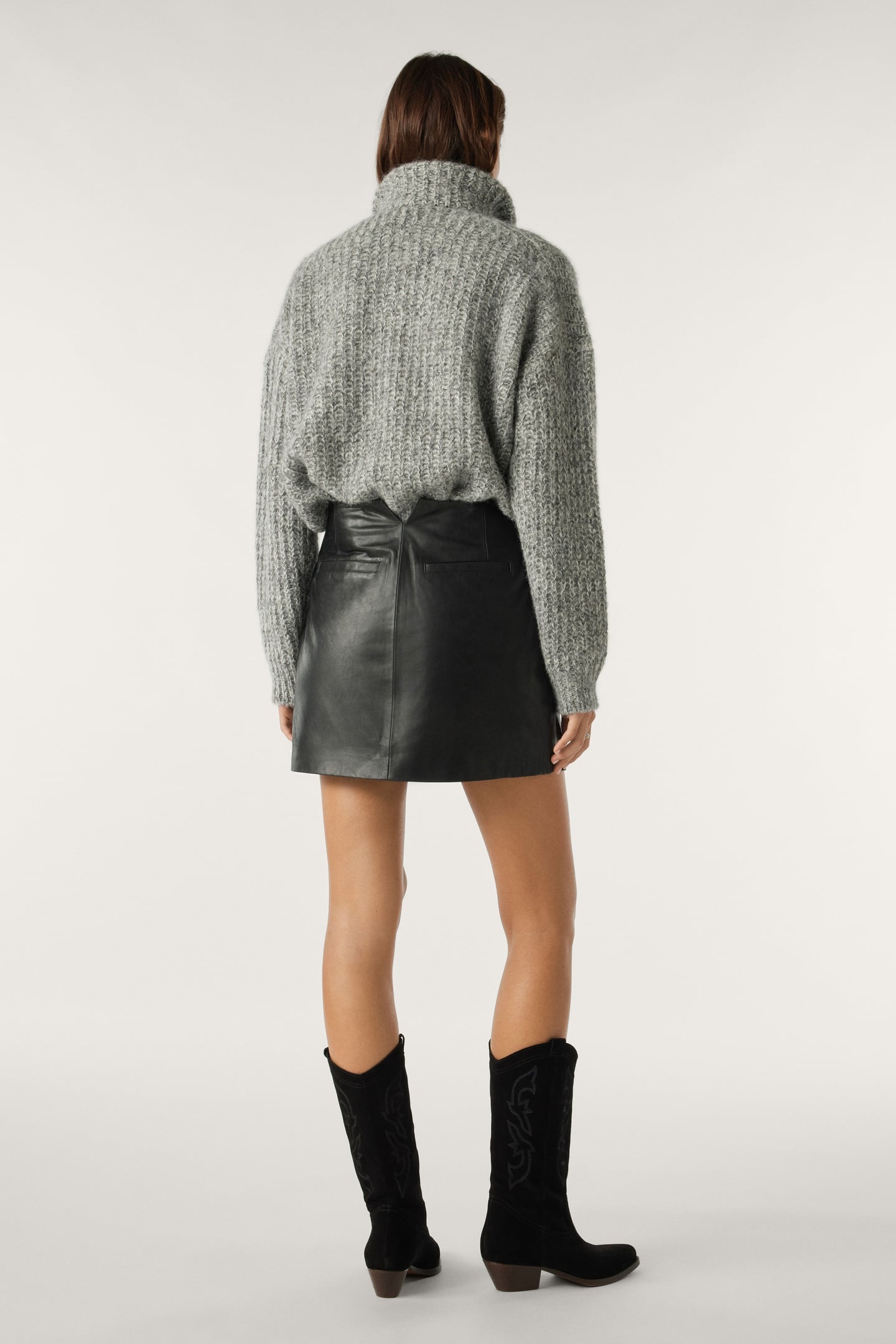 MINI SKIRT BLACK 2