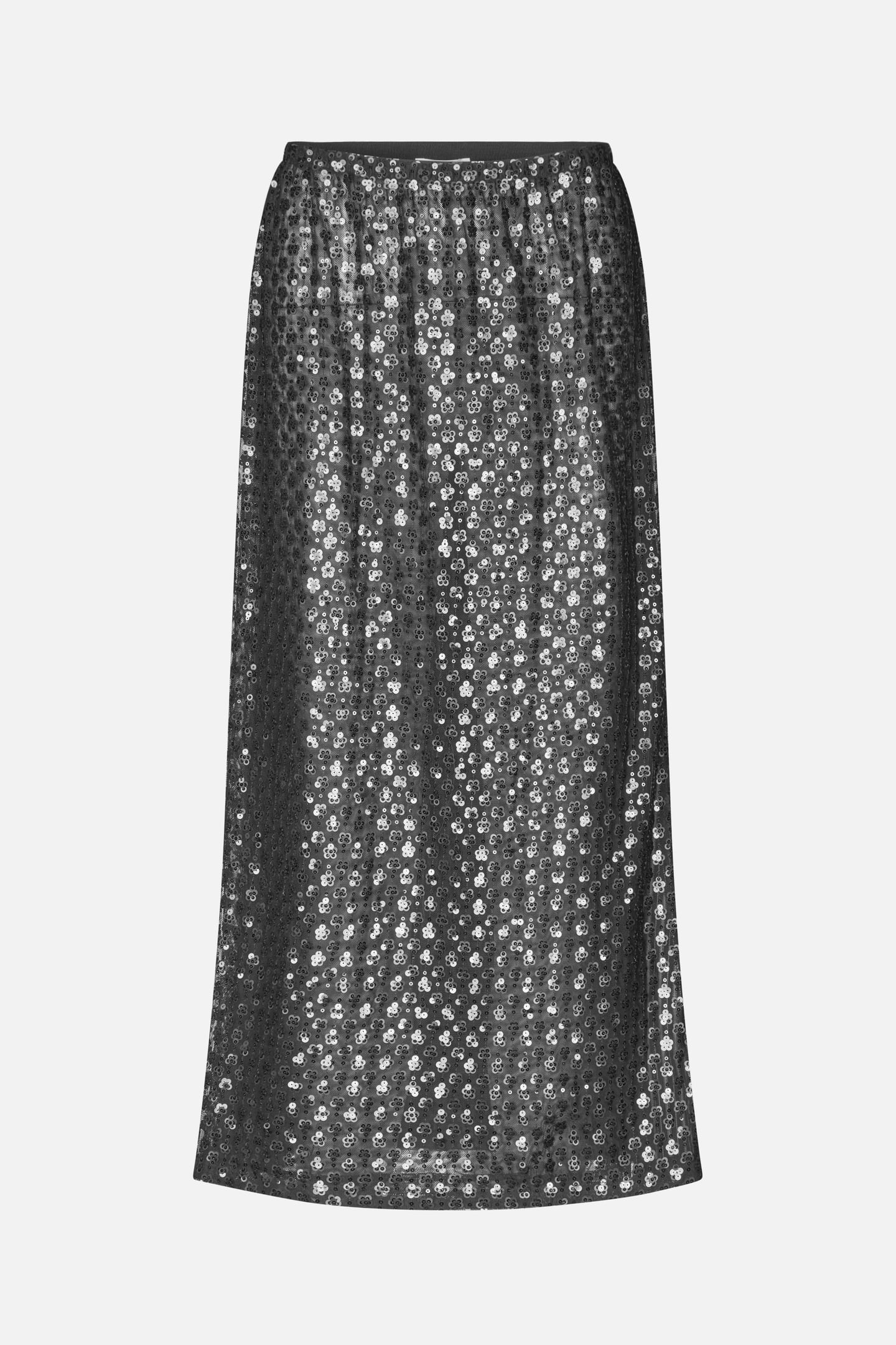 JOLETTY SKIRT BLACK FLOWER SEQUINCE 3