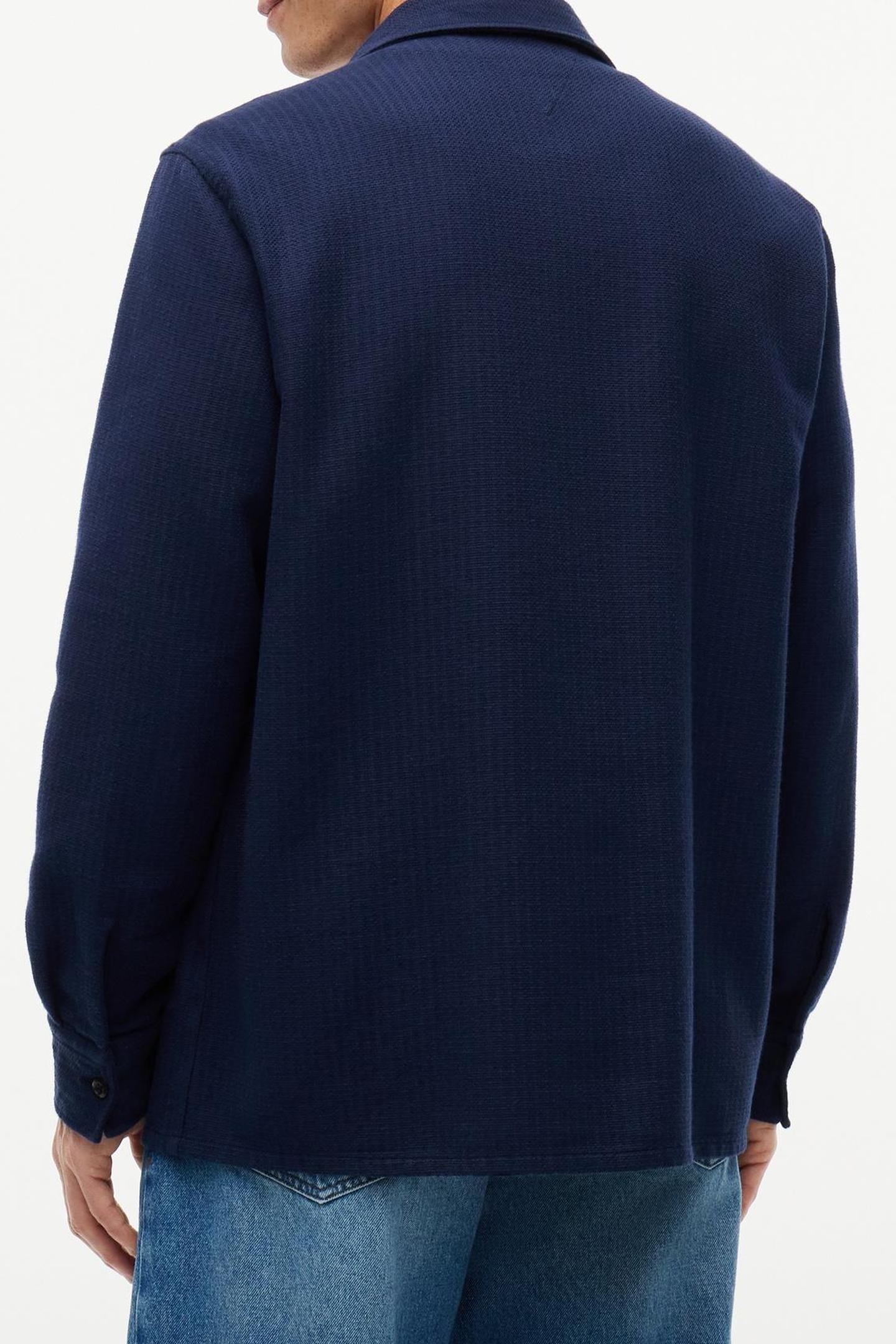 COTTON OVERSHIRT CARBON NAVY 3