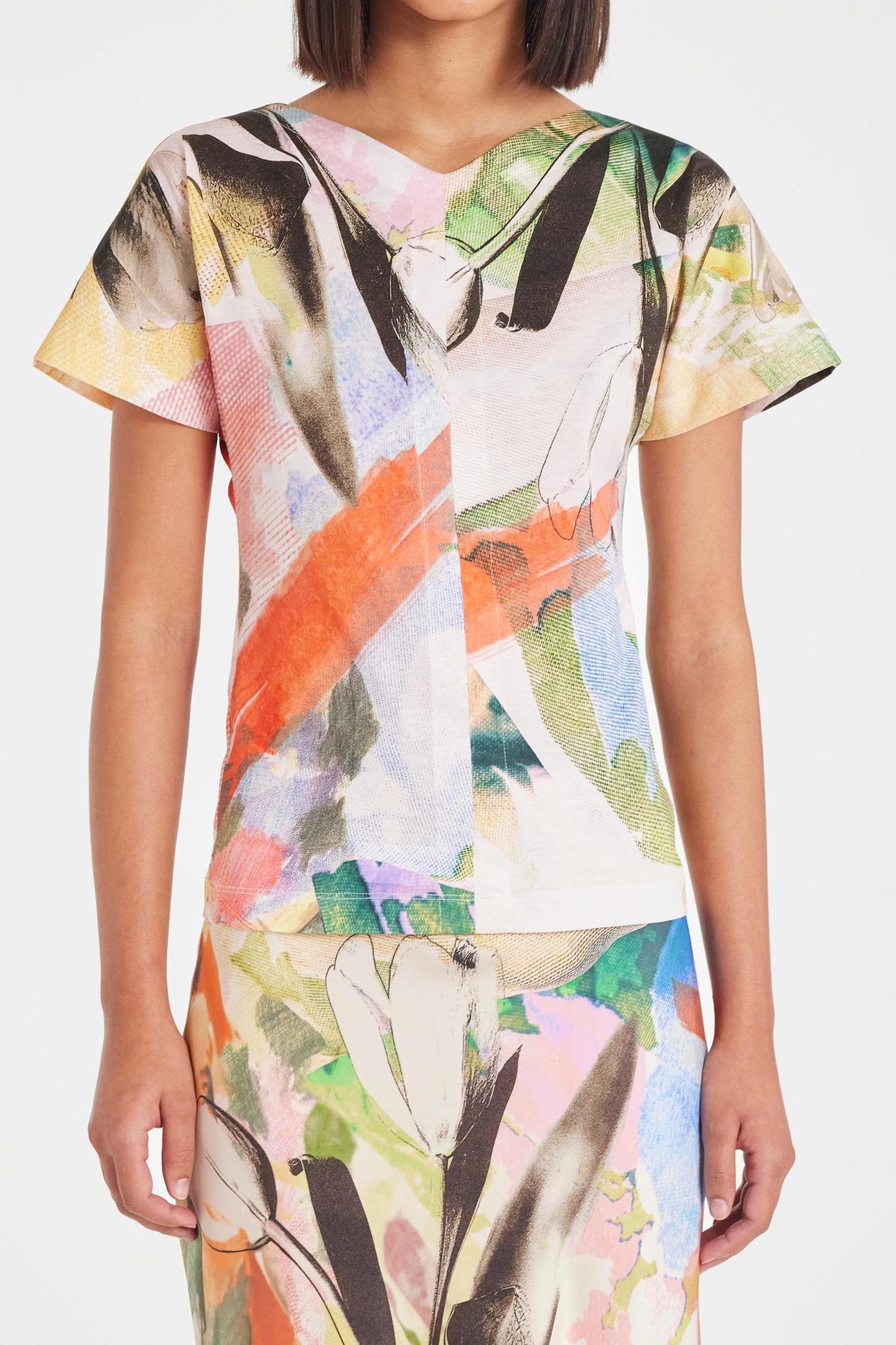 WOMENS TSHIRT MULTI COLOURED 1