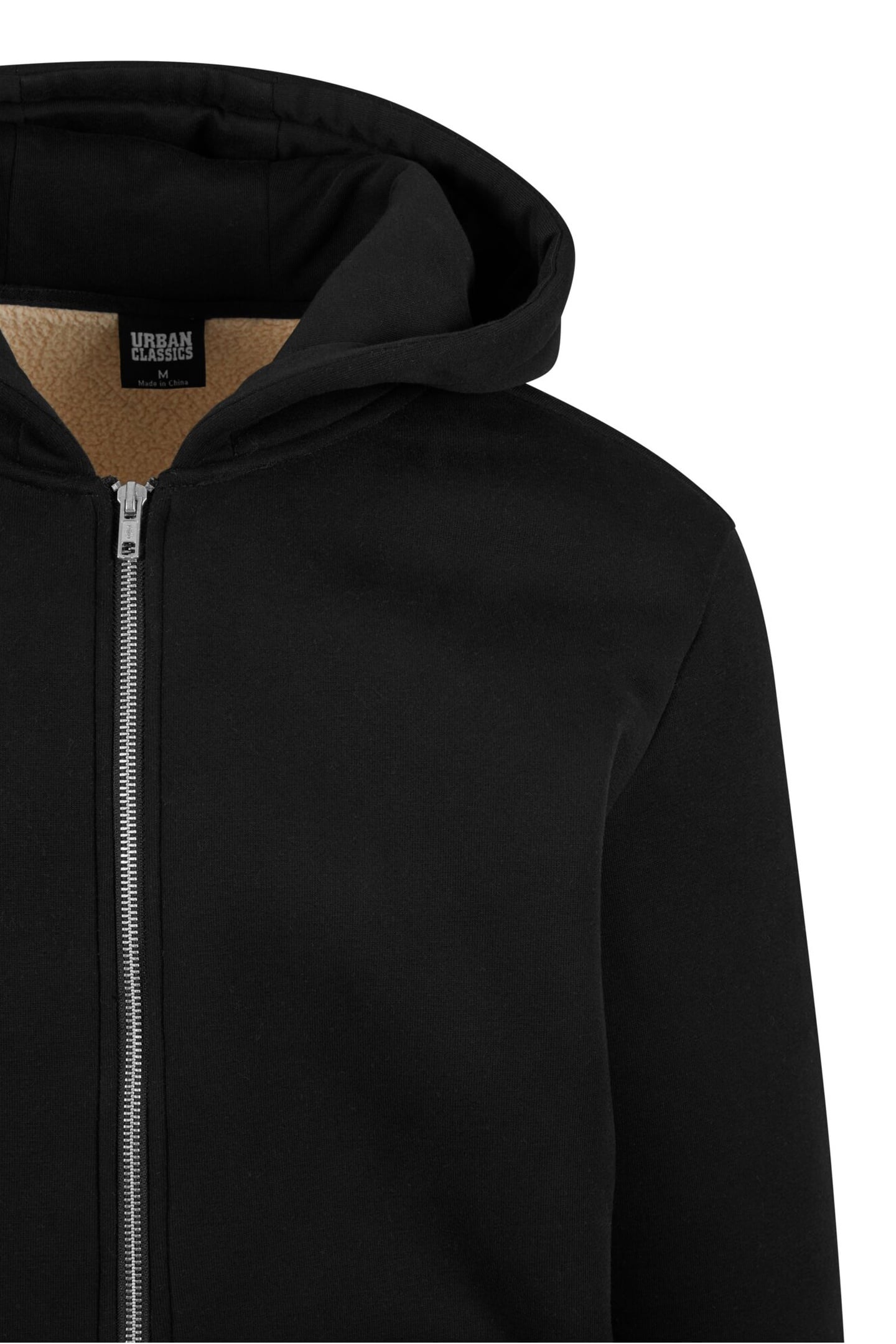 BONDED SHERPA ZIP HOODY BLACK 8