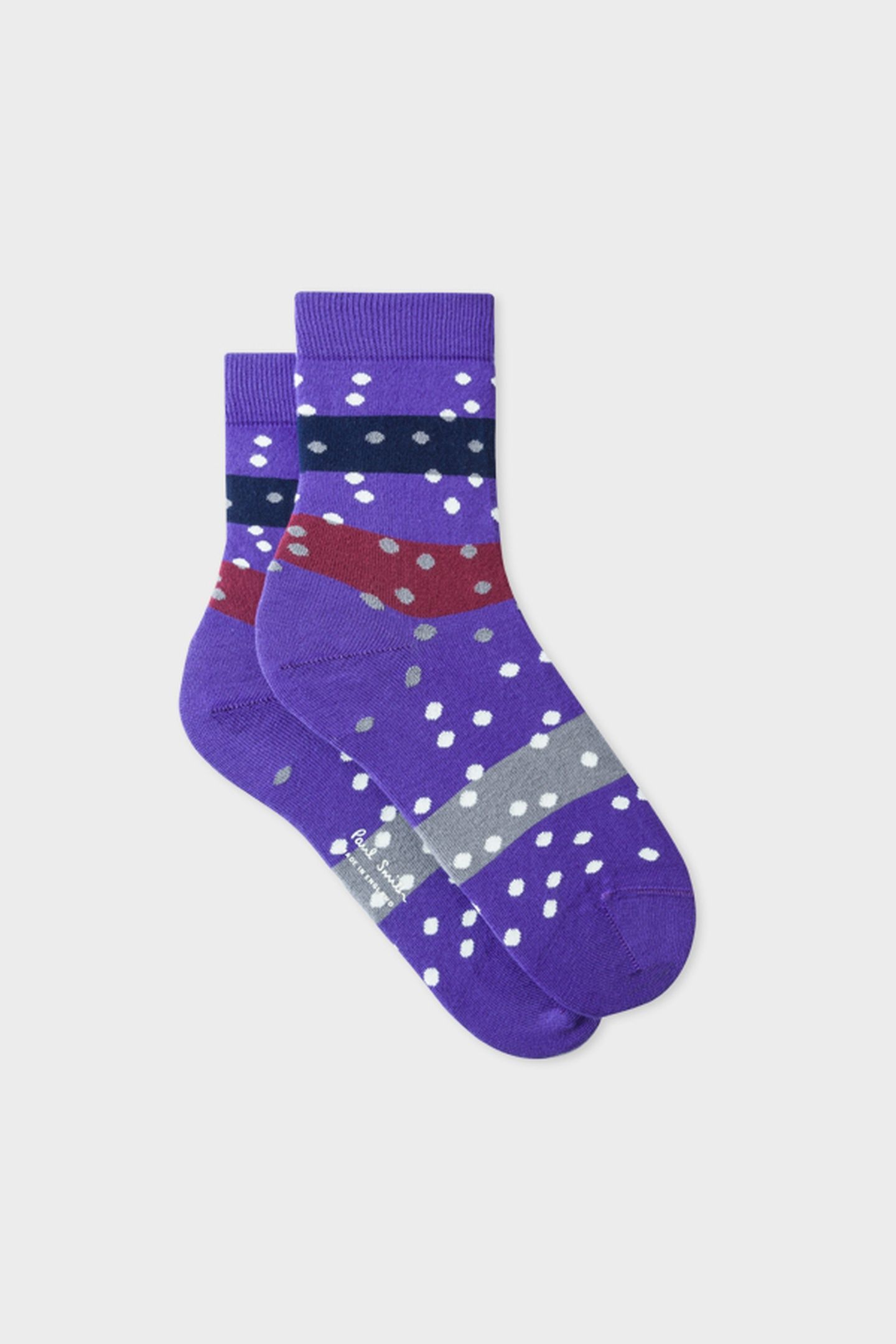 WOMEN SOCK LILO SPOT DARK VIOLET 3