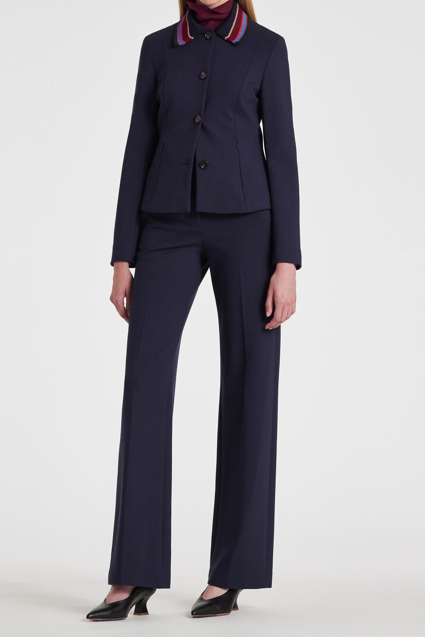 WOMENS TROUSERS VERY DARK NAVY 2