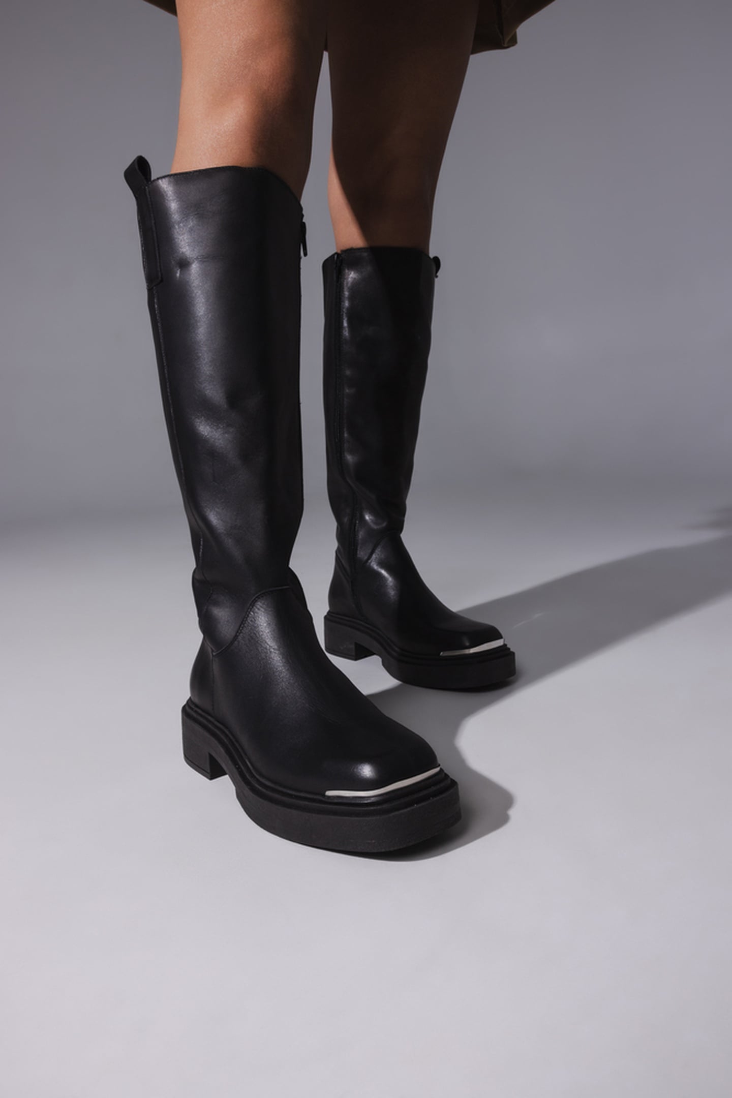 CONSTANCE BOOTS BLACK LEATHER 4