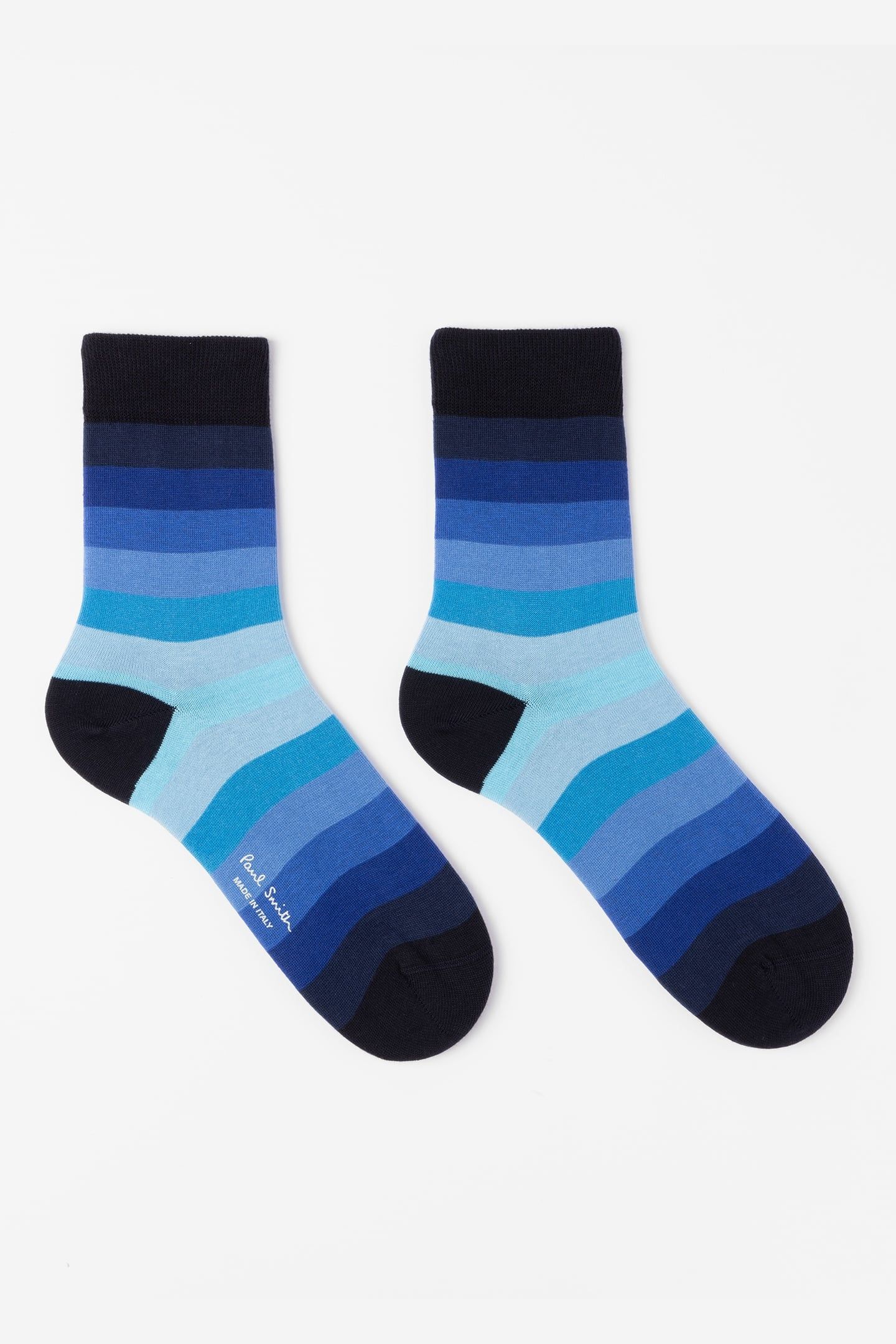WOMEN SOCK ERIN STRIPE NAVY 2