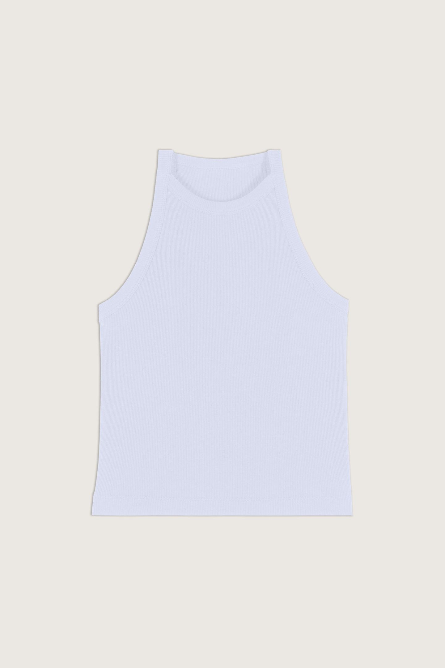 SLEEVELESS TEE BLANC 5