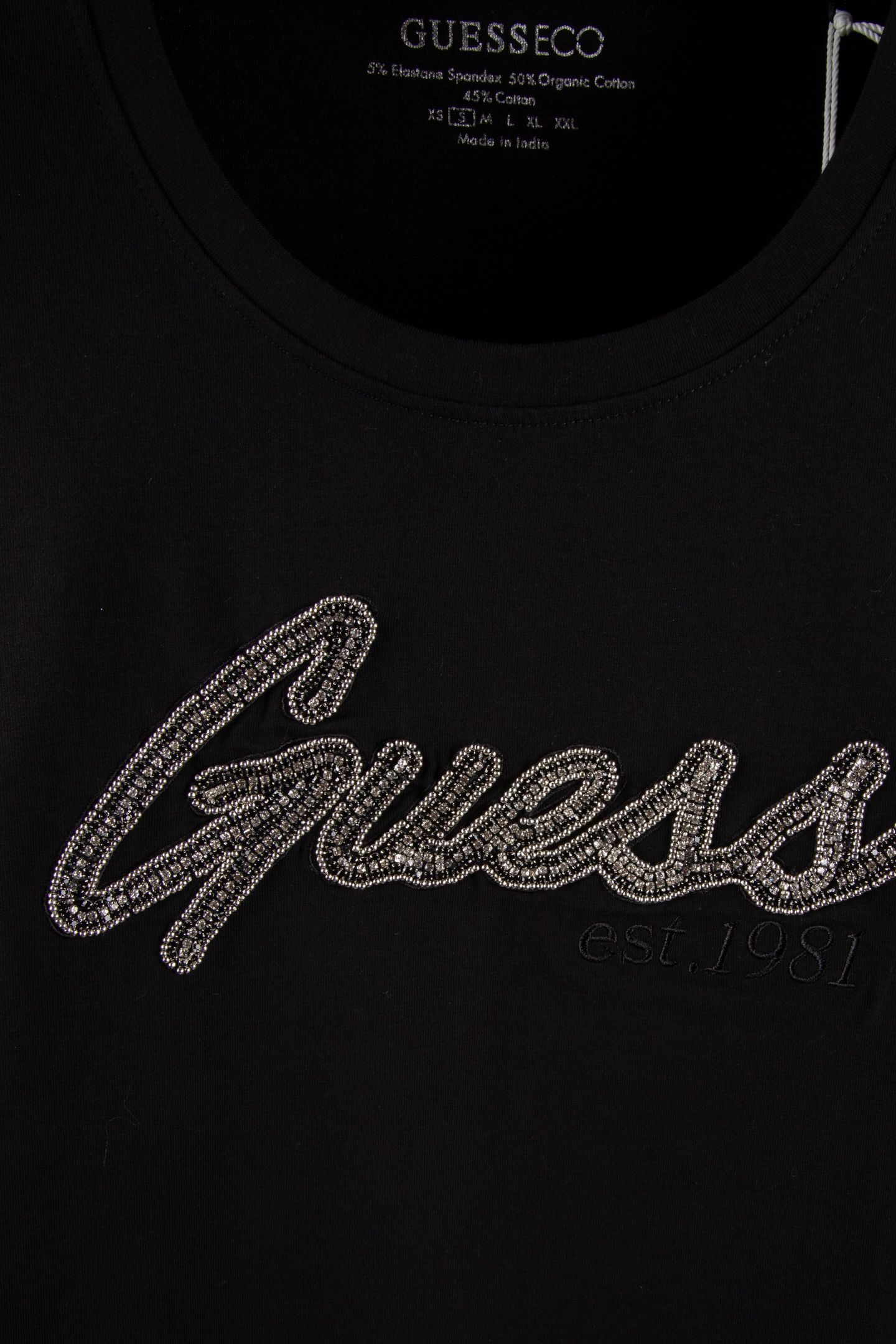 SS LOGO HOT FIX TEE JET BLACK A996 4