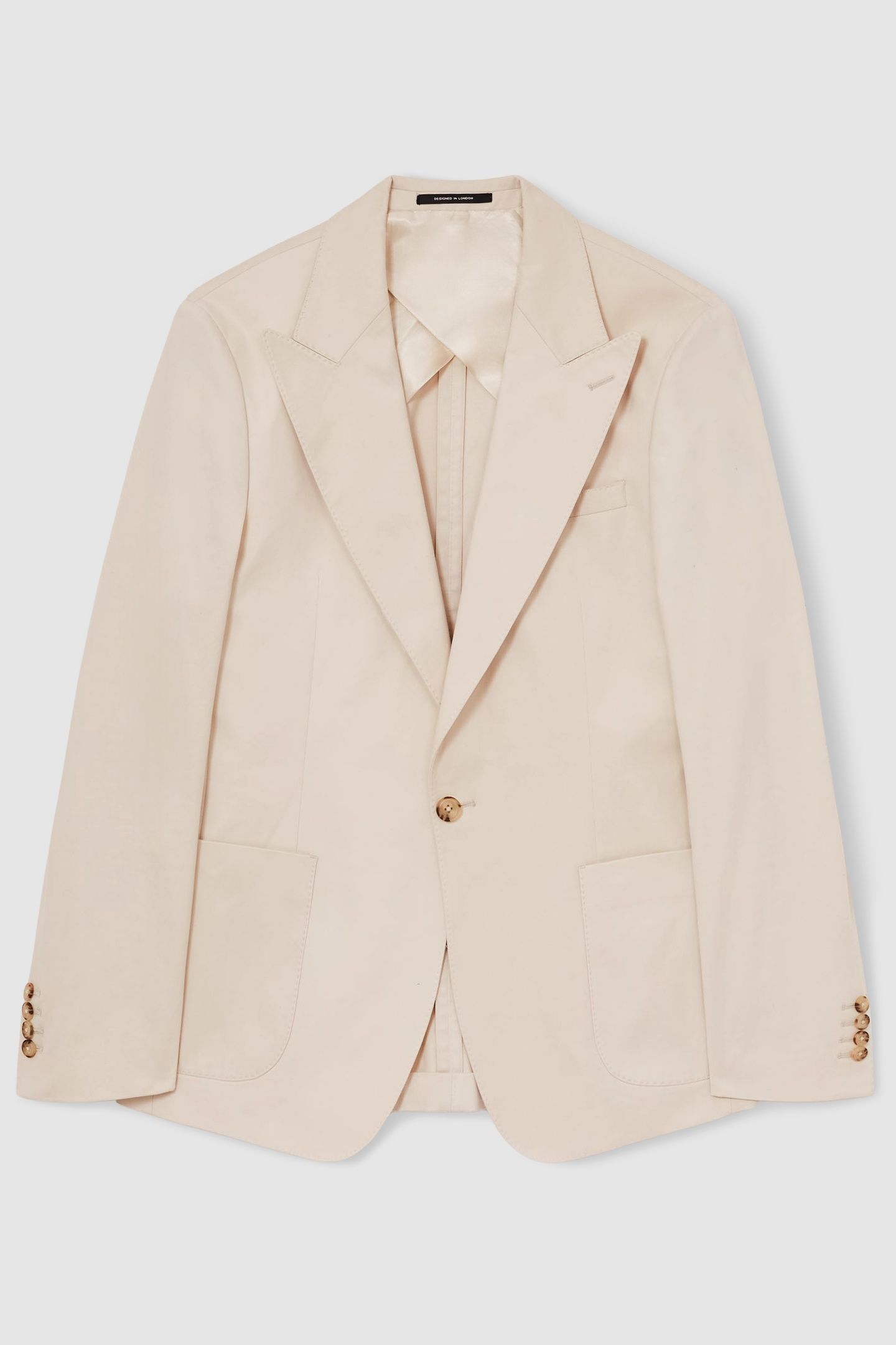 SB 1B PEAK COTTON BLAZER STONE 5
