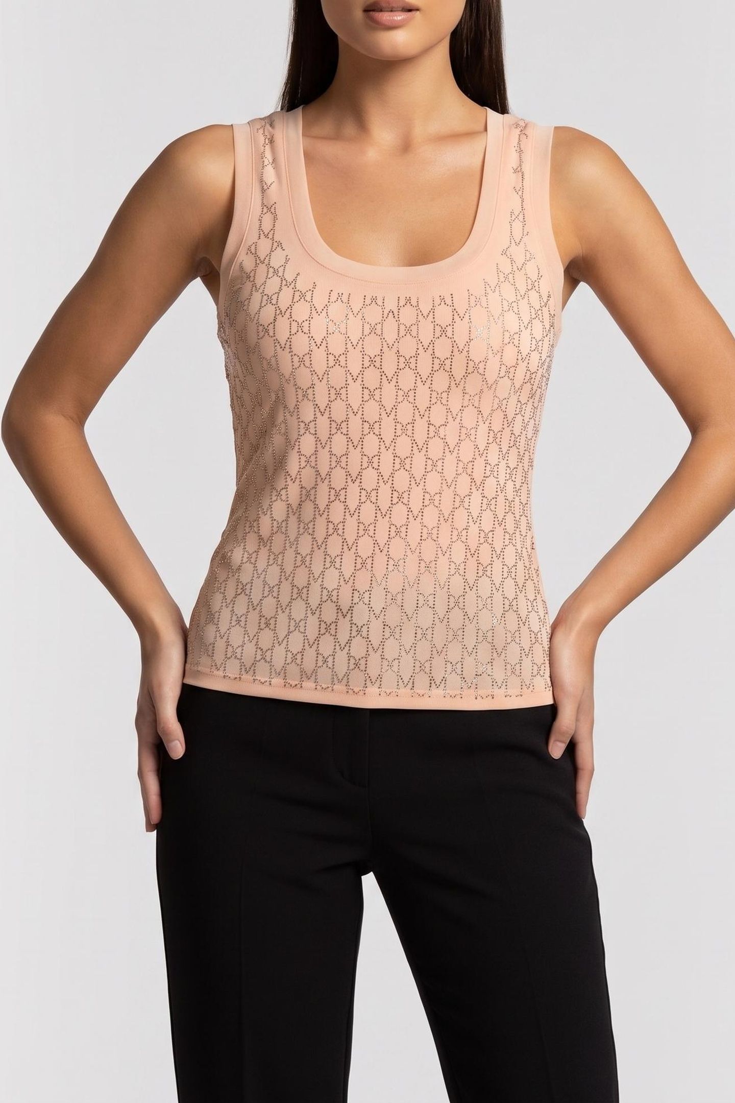 ARIA TANK TOP BLUSH BREEZE 1