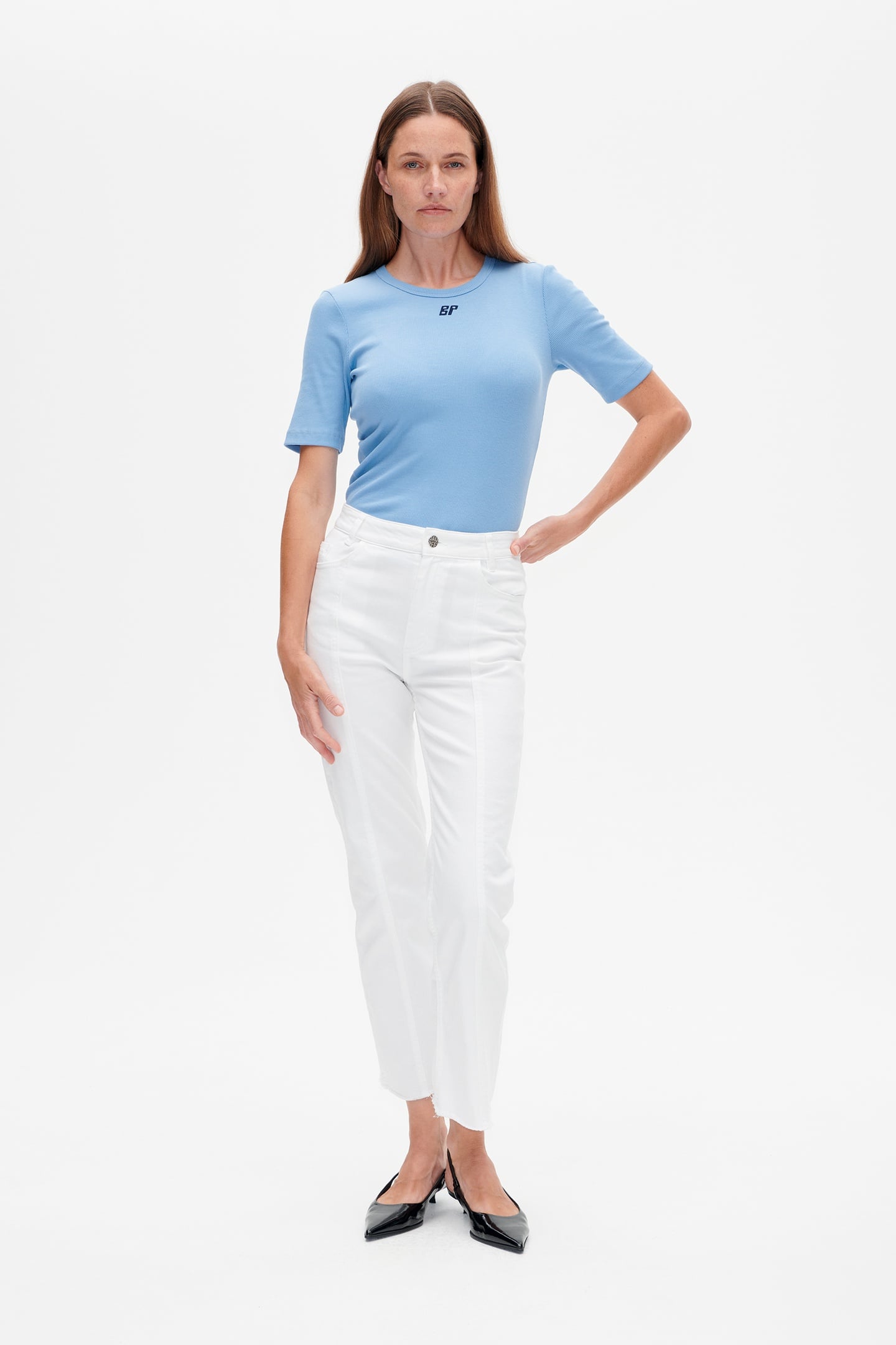 NELL JEANS BRIGHT WHITE 1