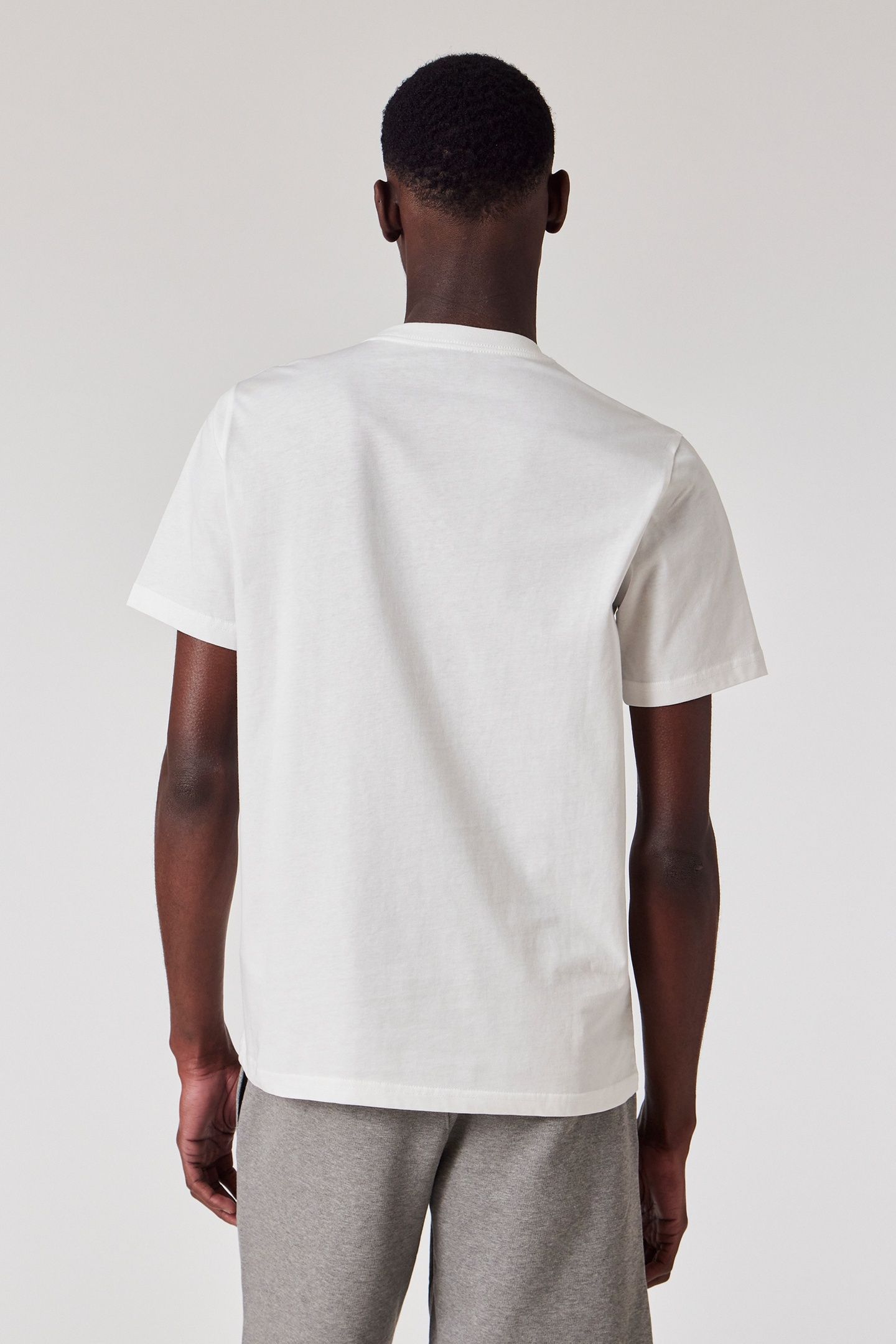 MENS REG FIT SS T SHIRT ZEBRA PUFF WHITE 3