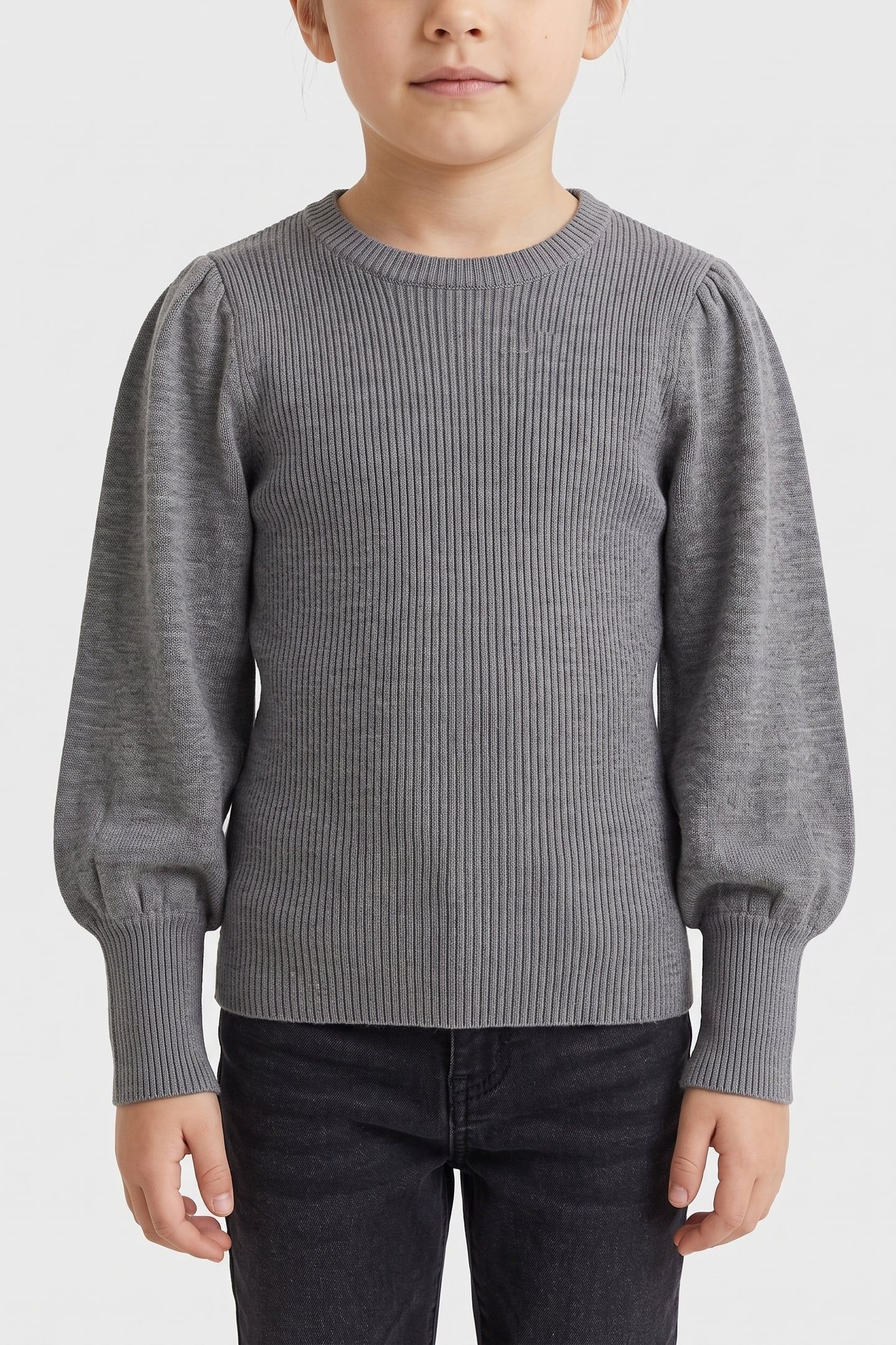 NINI MERINO LONG-SLEEVE TOP GREY 1