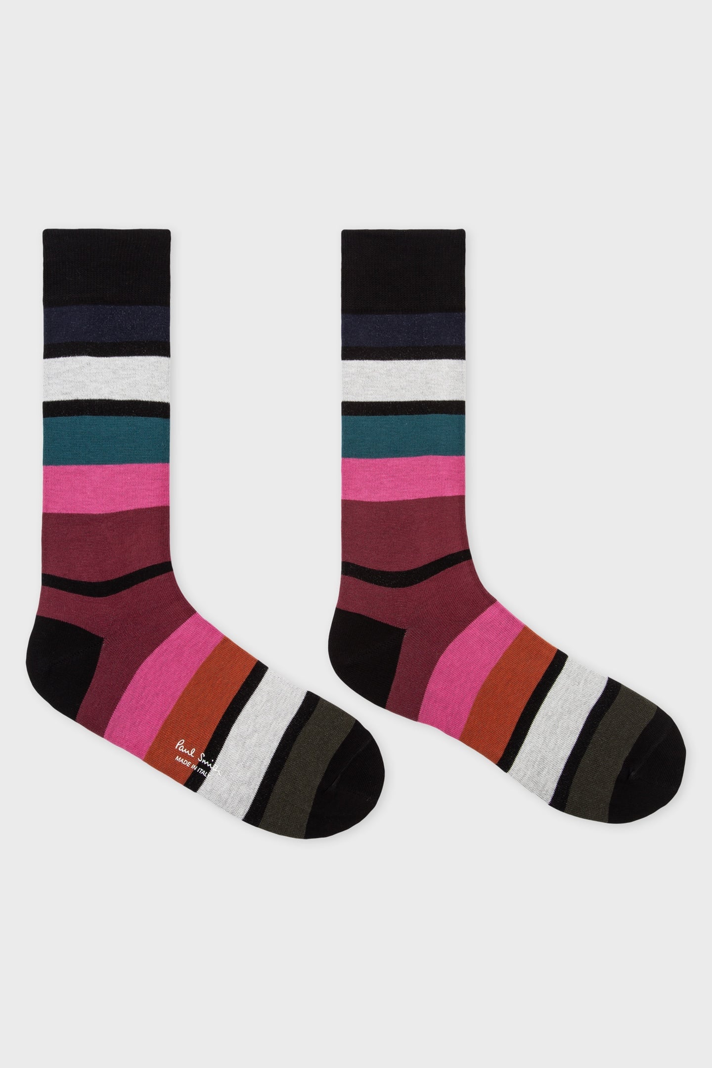 MEN SOCK ANTANAS STRP BLACK 1