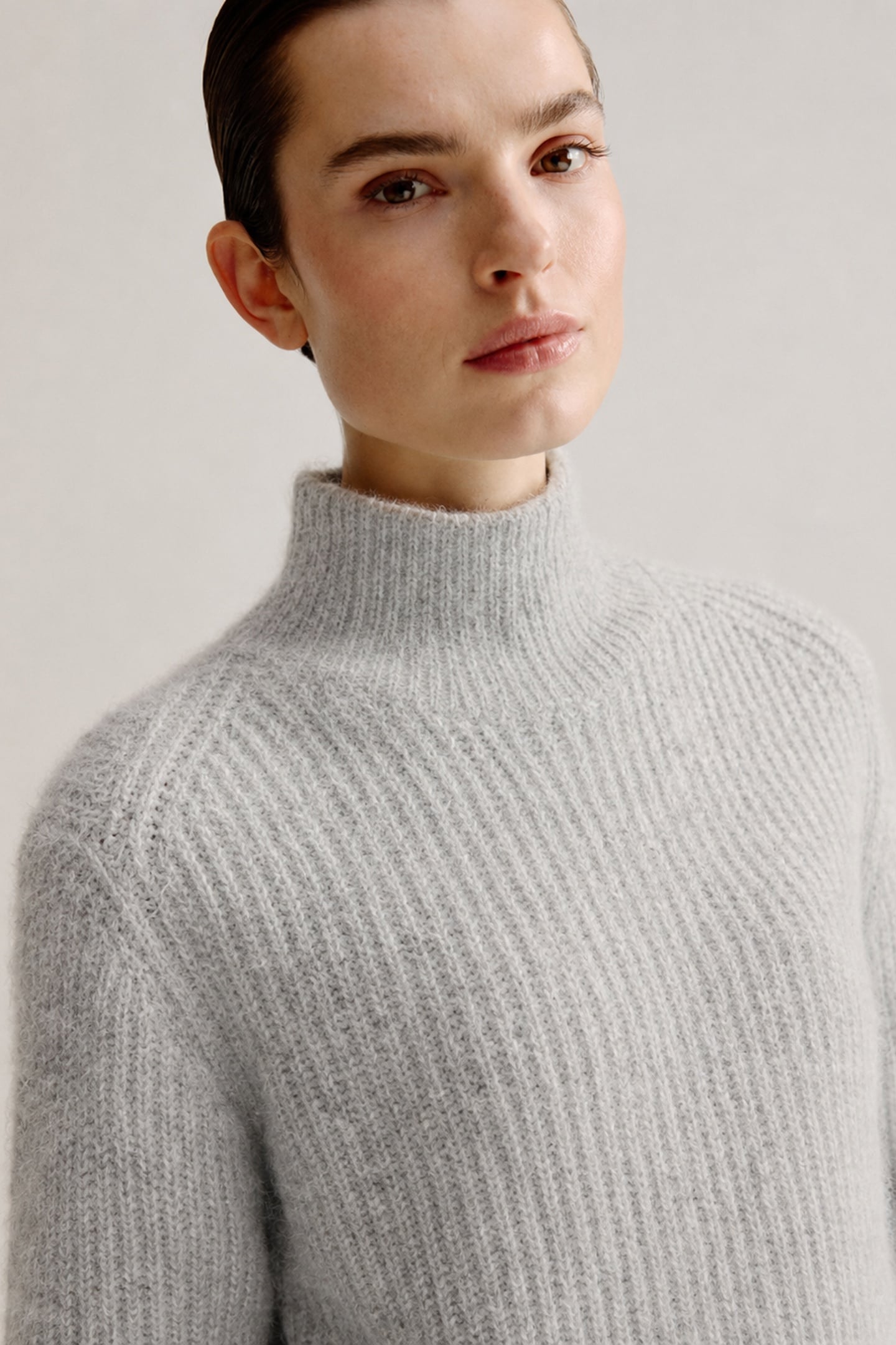 AURORA SWEATER LIGHT GREY MELANGE 4