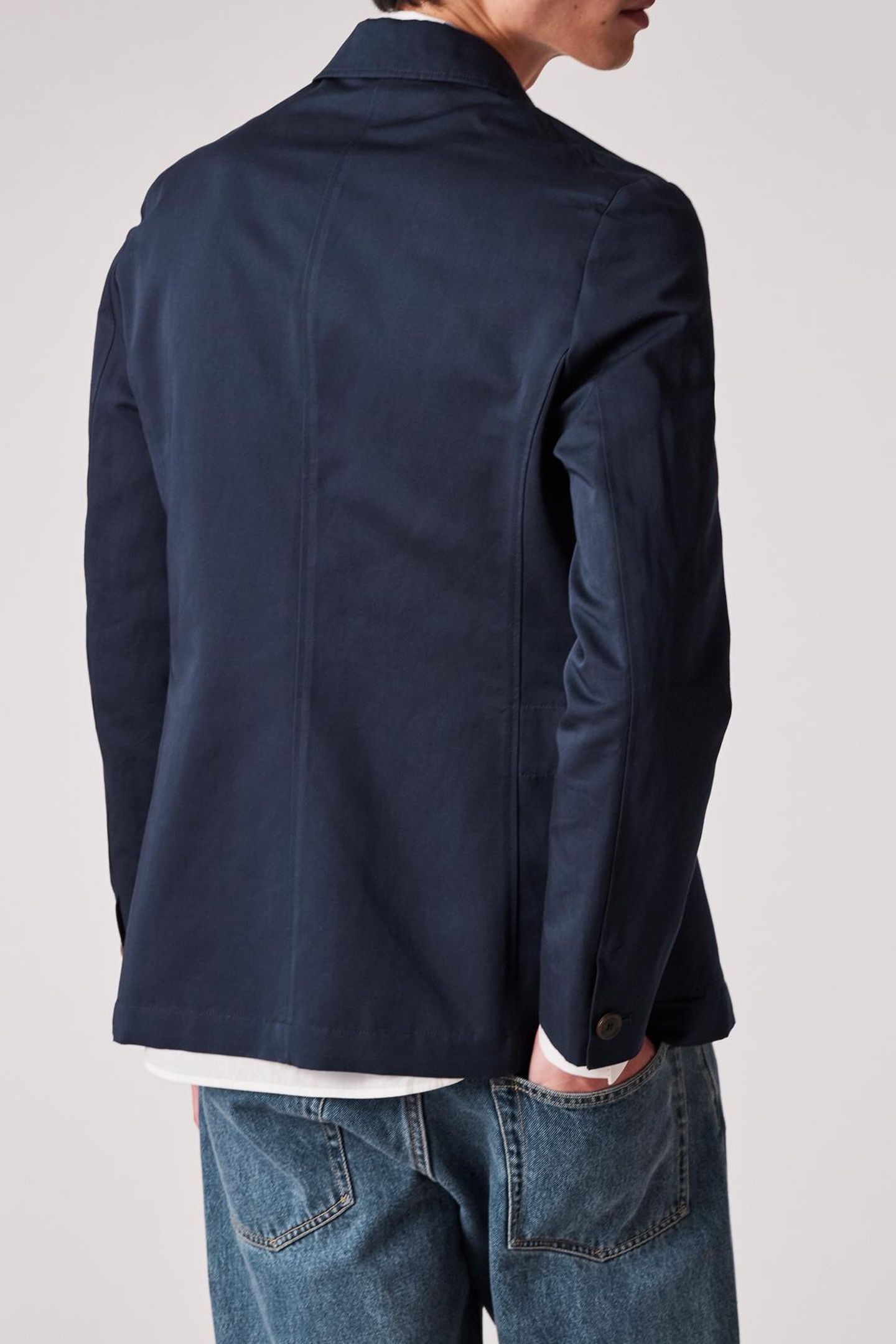 MENS 3 BUTTON JACKET NAVY 2