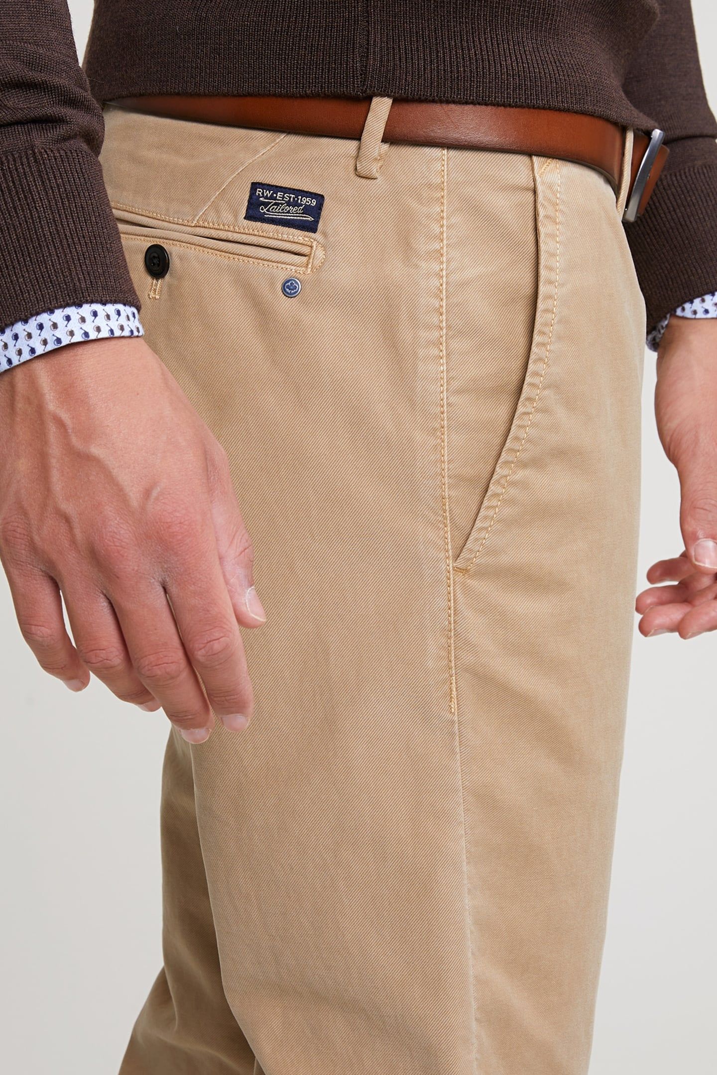 BASIC CHINO SF STRETCH BEIGE 4