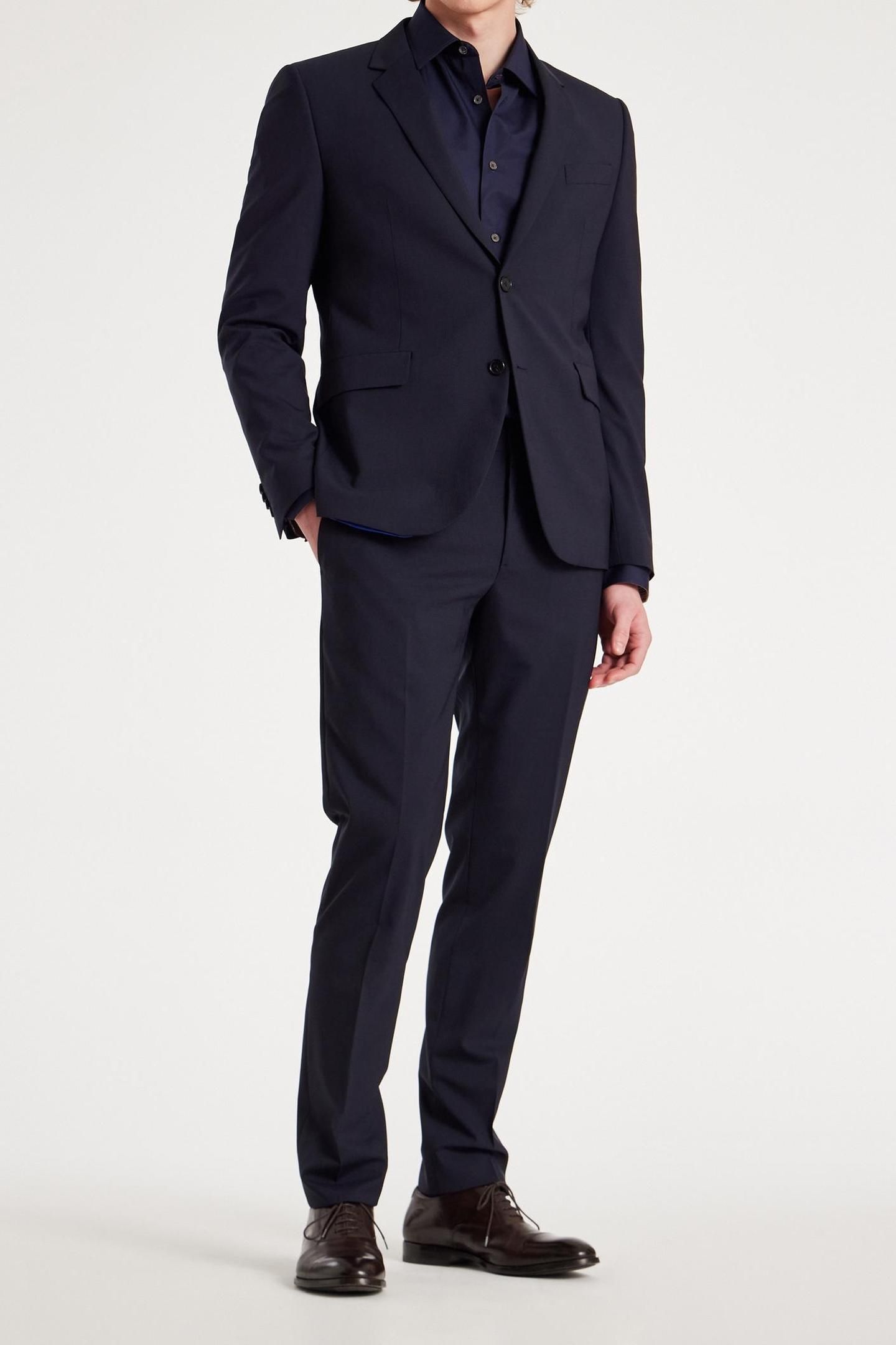 MENS SLIM FIT 2 BUTTON SUIT VERY DARK NAVY 3