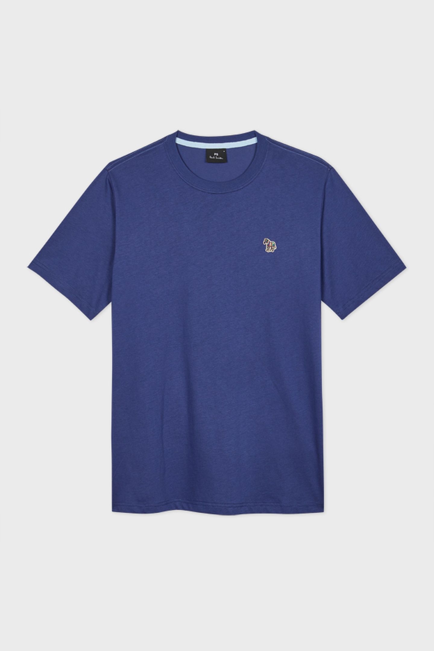 MENS REG FIT SS TSHIRT ZEBRA INDIGO 5
