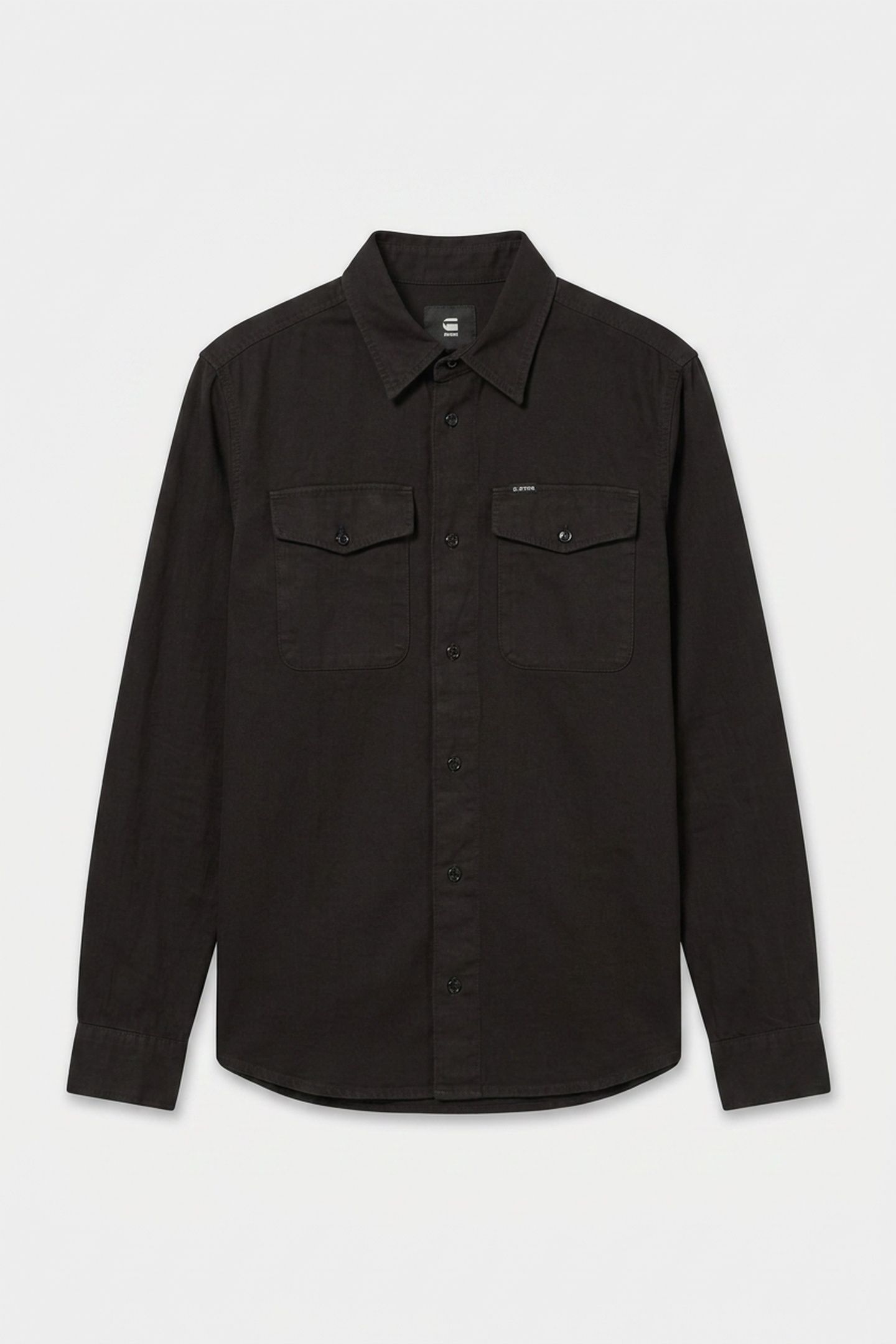 MARINE SLIM SHIRT BLACK 3