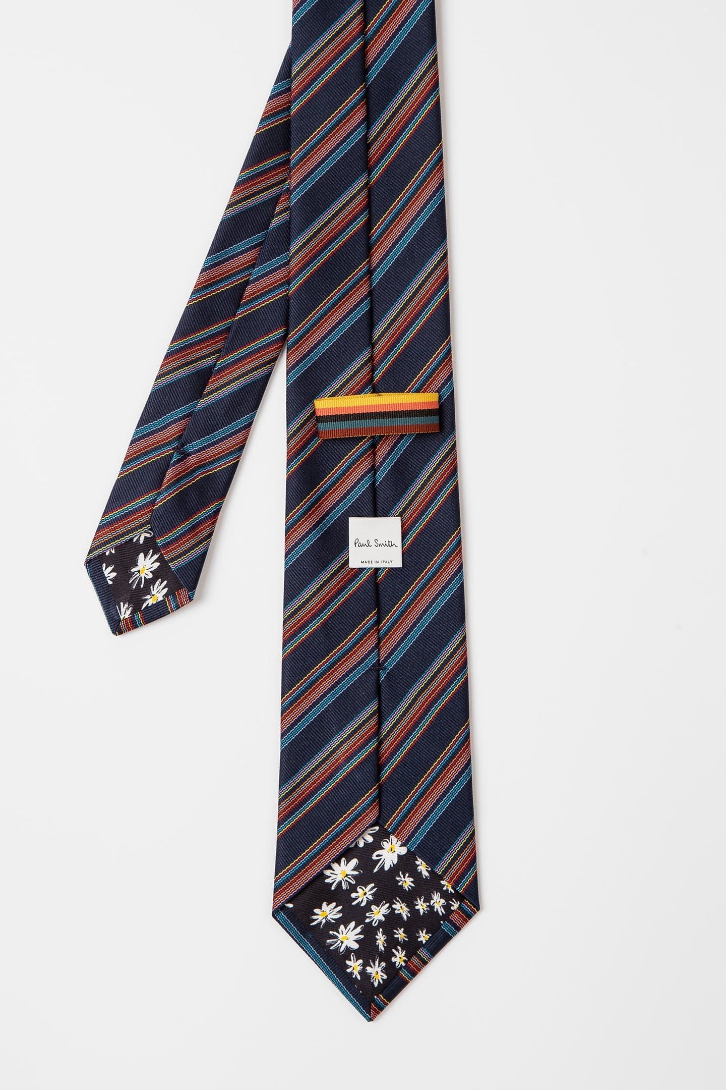 MEN TIE MINISTRIPE NAVY 2