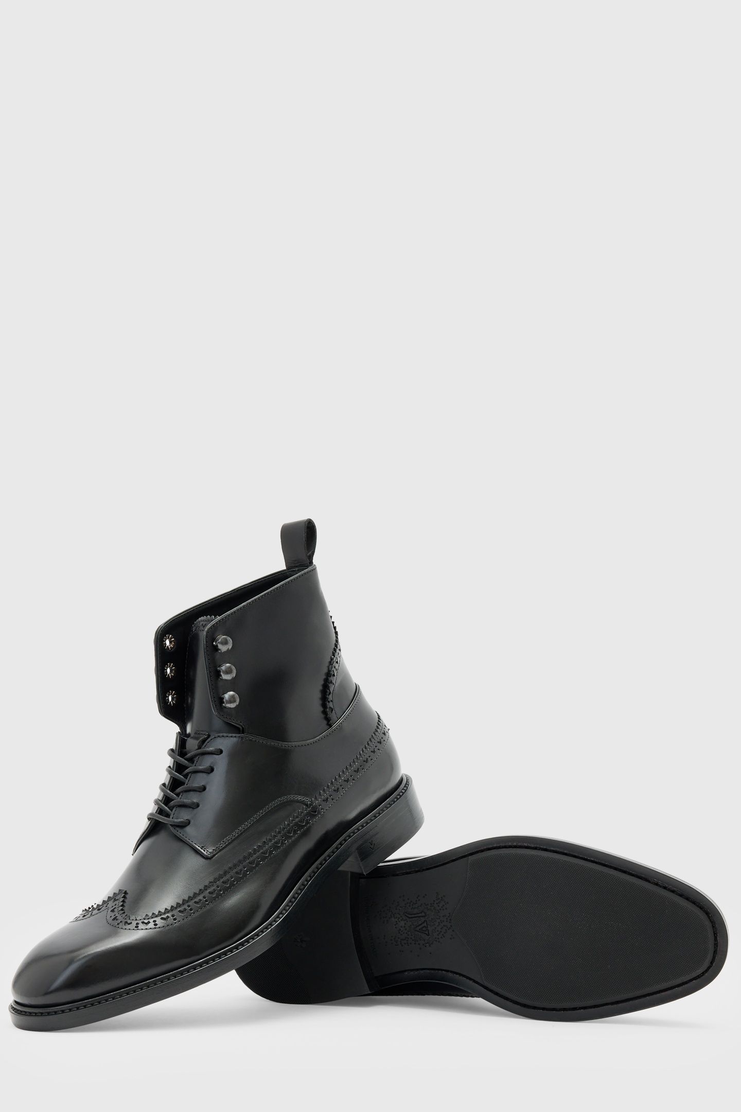 HARRISON WINGTIP BOOT MINERAL BLK 1