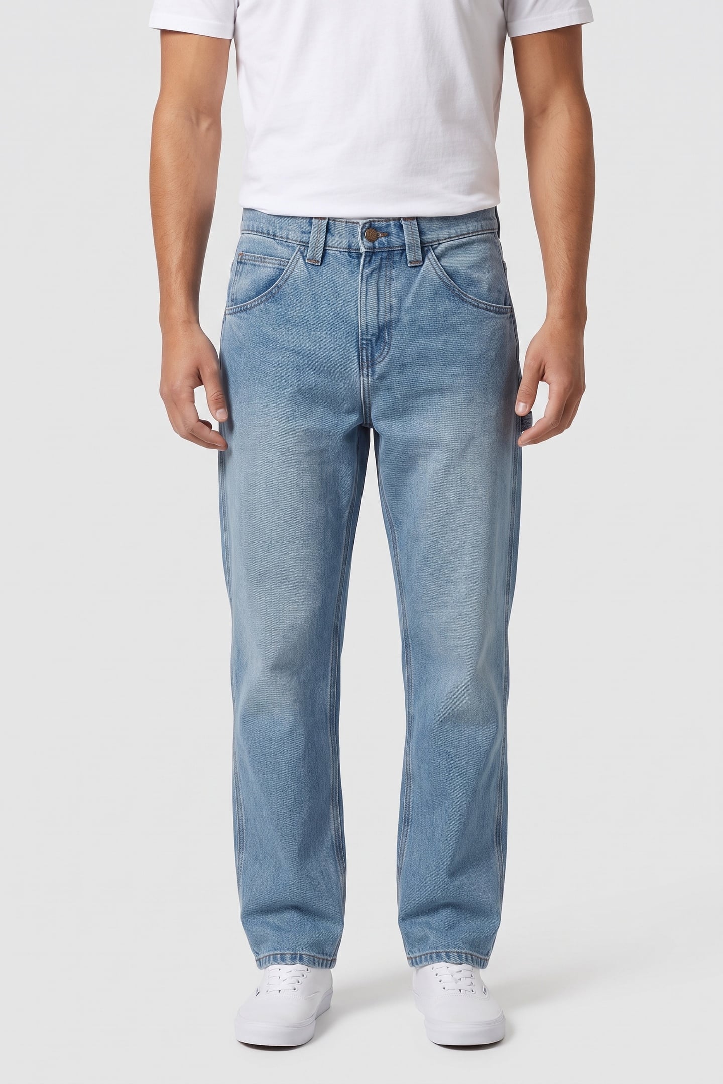 SKATE LOOSE BOOTCUT WHITE 1