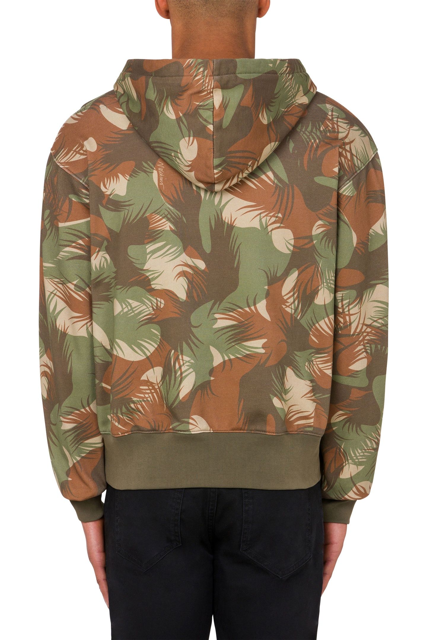 CAMOUFLAGE PRINT HOODIE GREEN 2