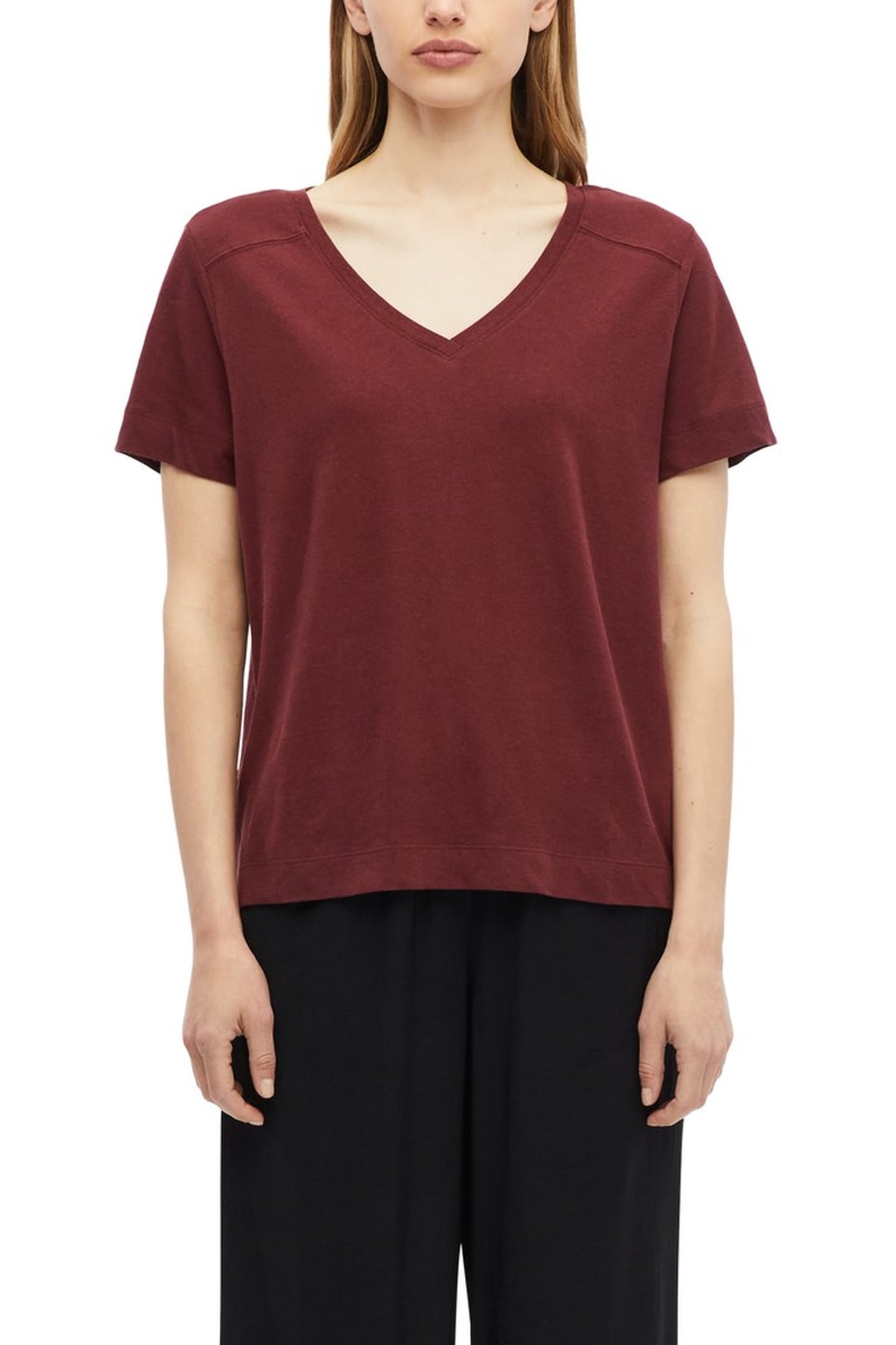 S.OLIVER T-SHIRTS BURGUNDY 1
