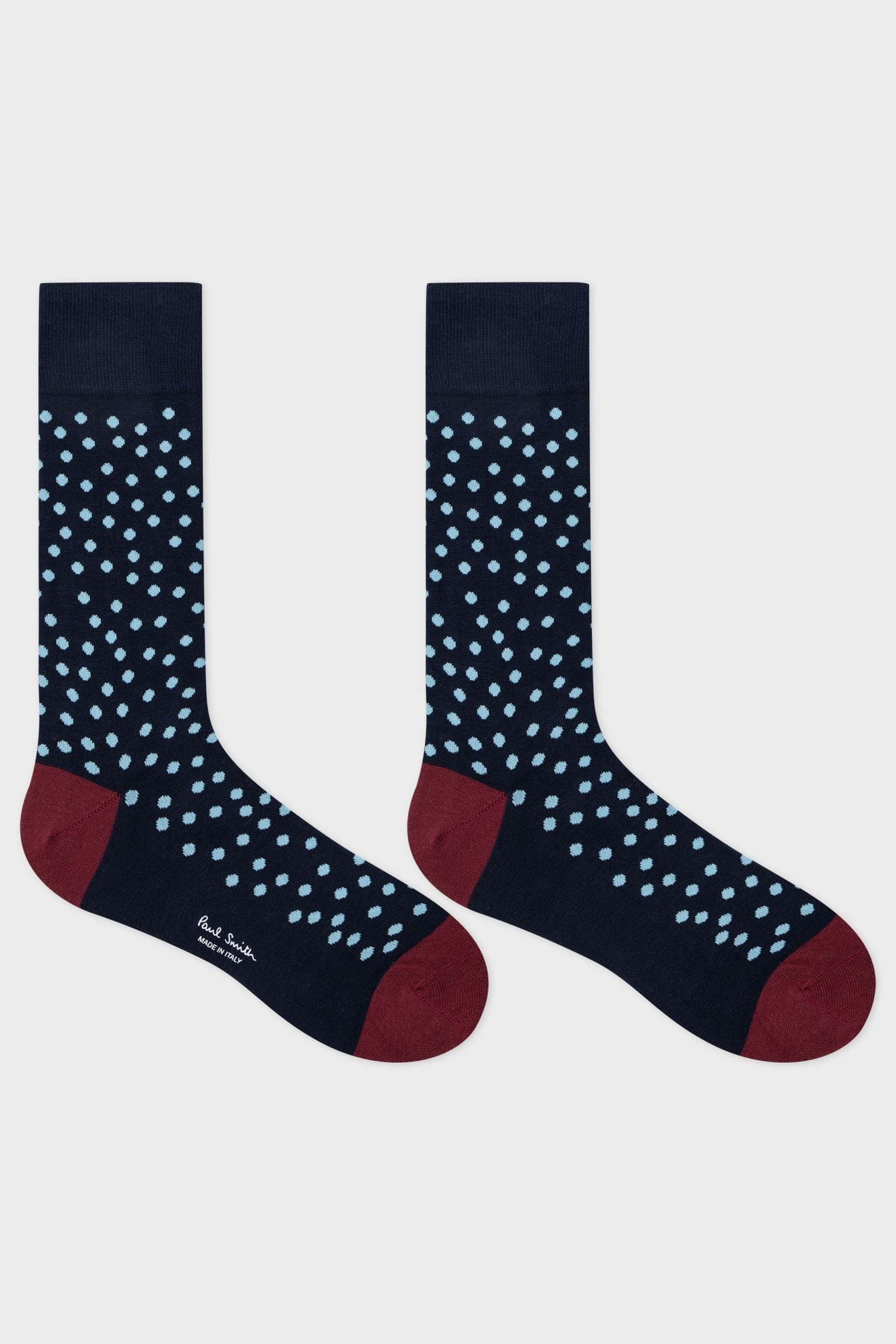 MEN SOCK HUMBERTO DOT NAVY 1