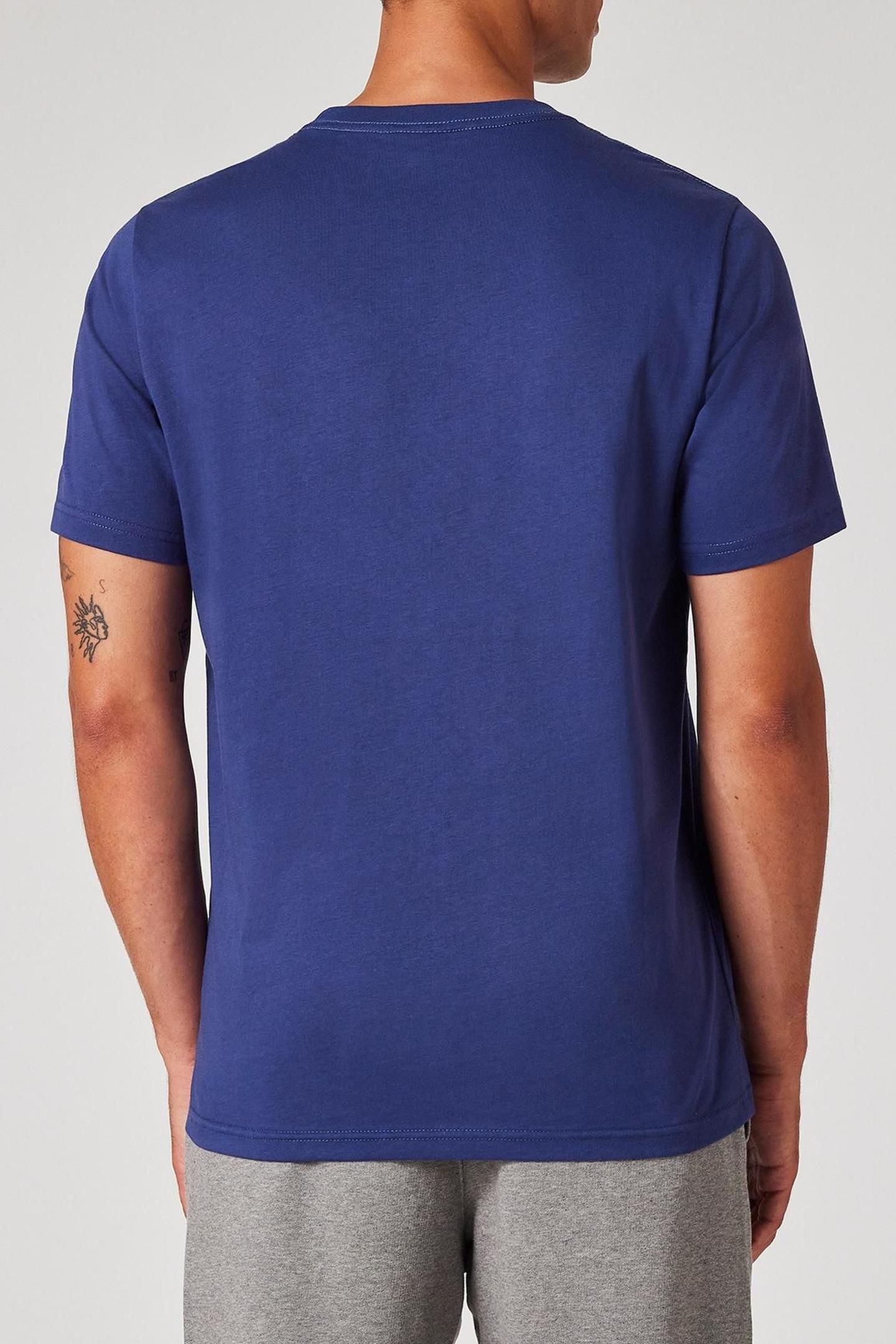 MENS REG FIT SS TSHIRT ZEBRA INDIGO 2