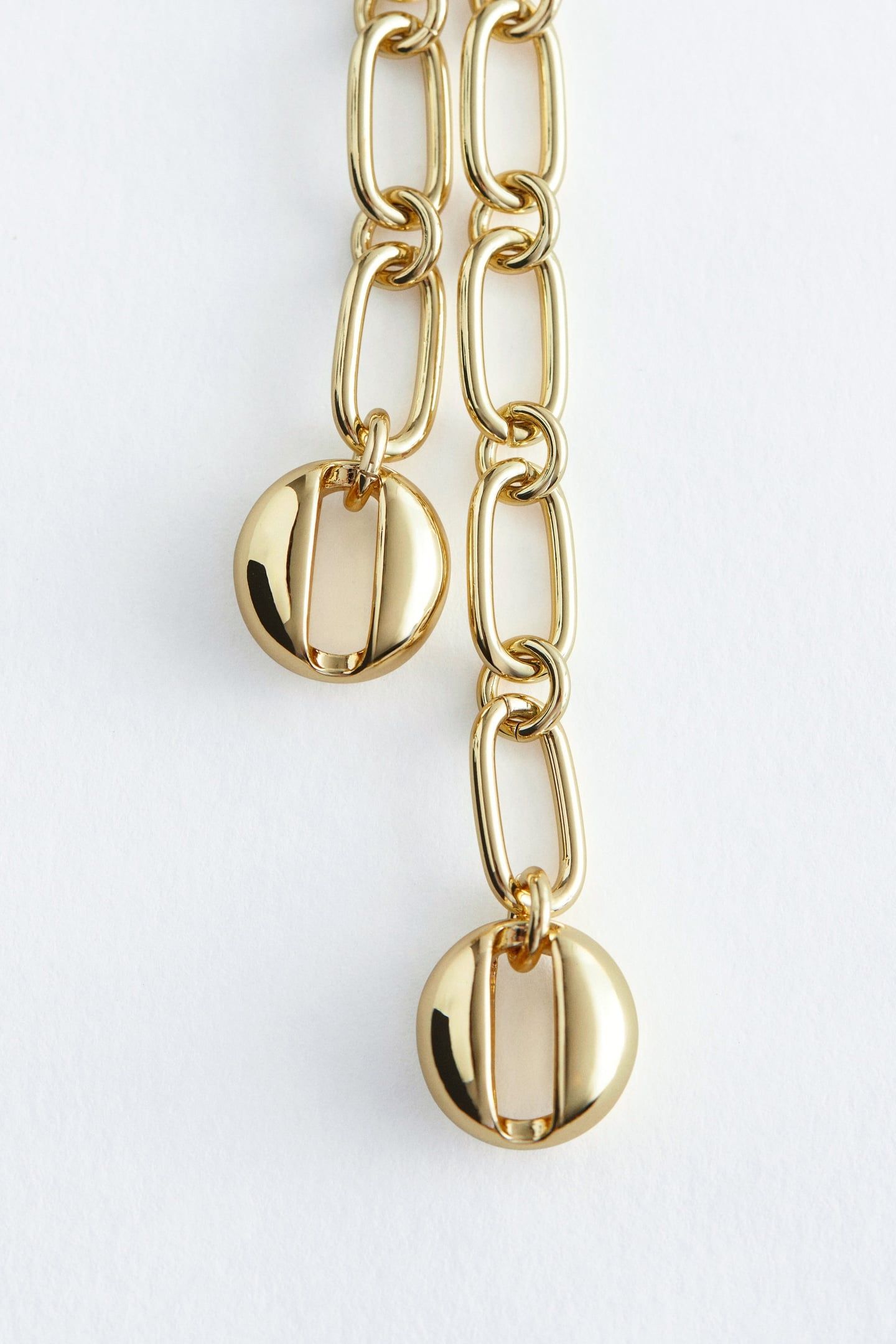 P UMI DROP NECKLACE GOLD 2