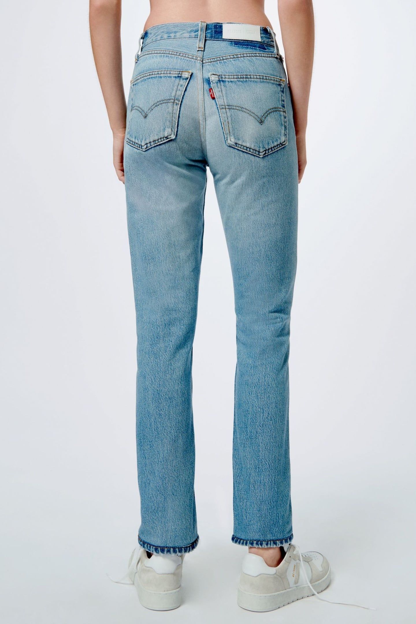 HIGH RISE ANKLE CROP INDIGO 2