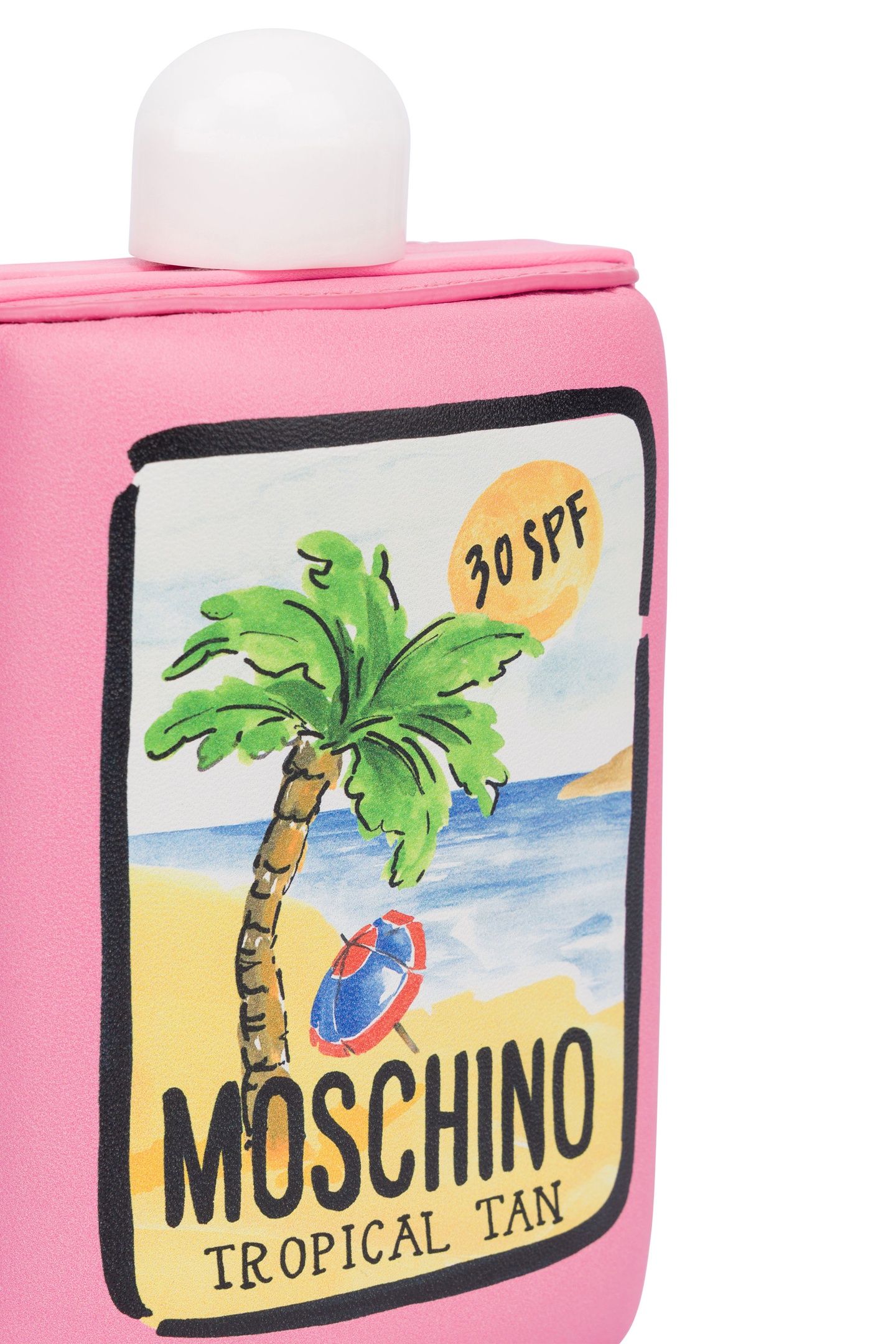 SUNSCREEN BAG IN PADDED NAPPA LEATHER PINK 6