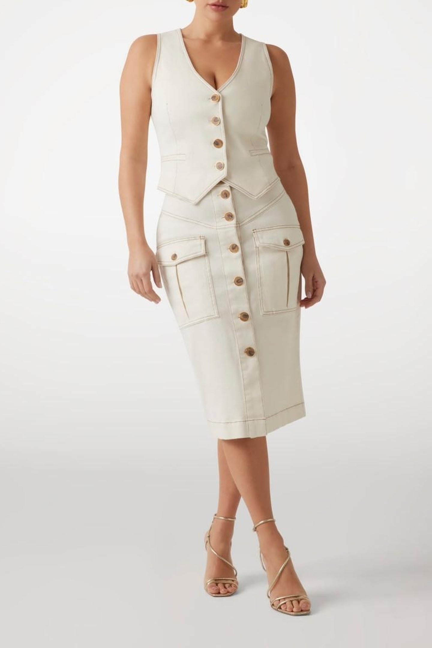 NAOMI VEST DENIM SANDY SHORE 1