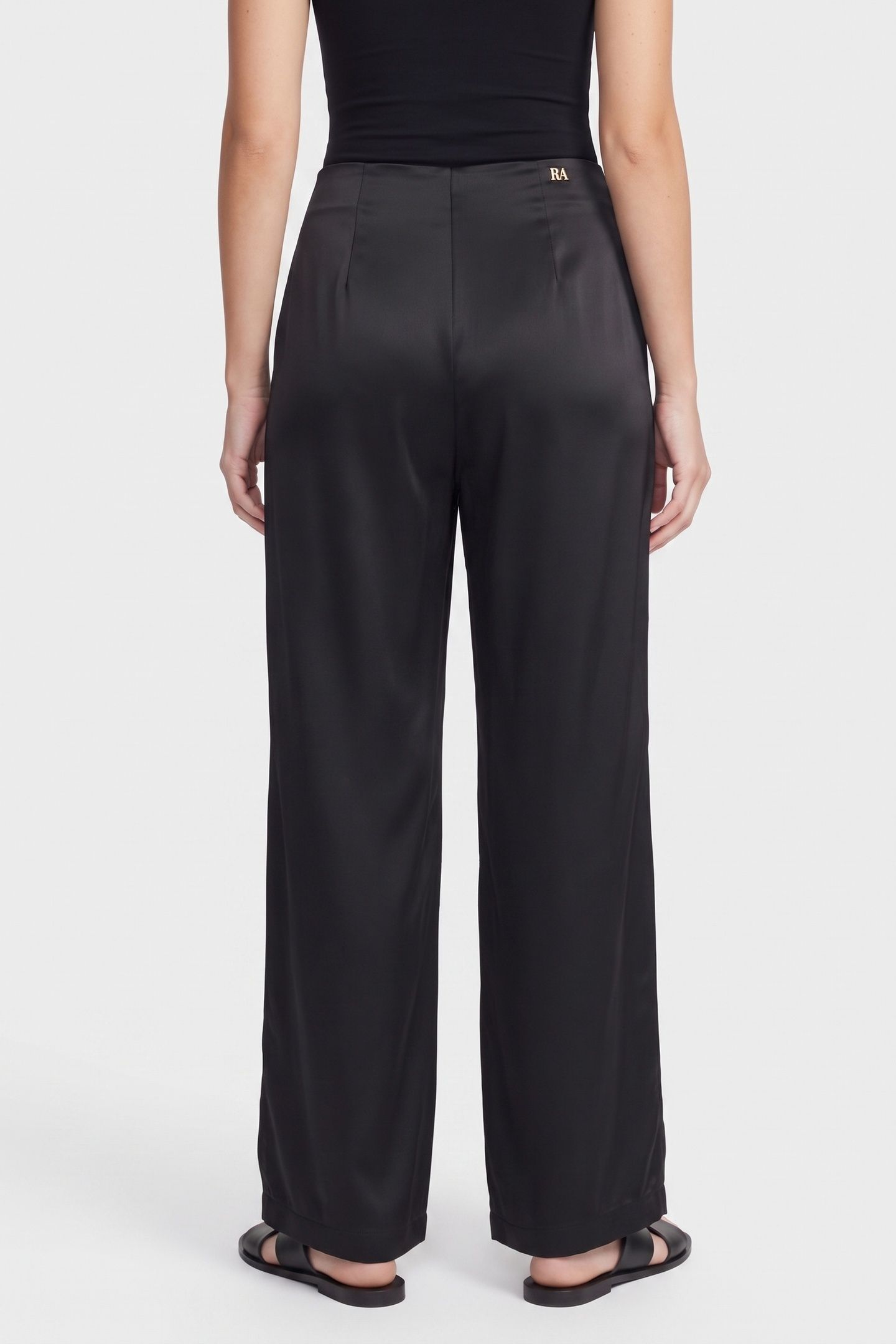 ARETHA OVERLAP PANTS JET BLACK A996 2