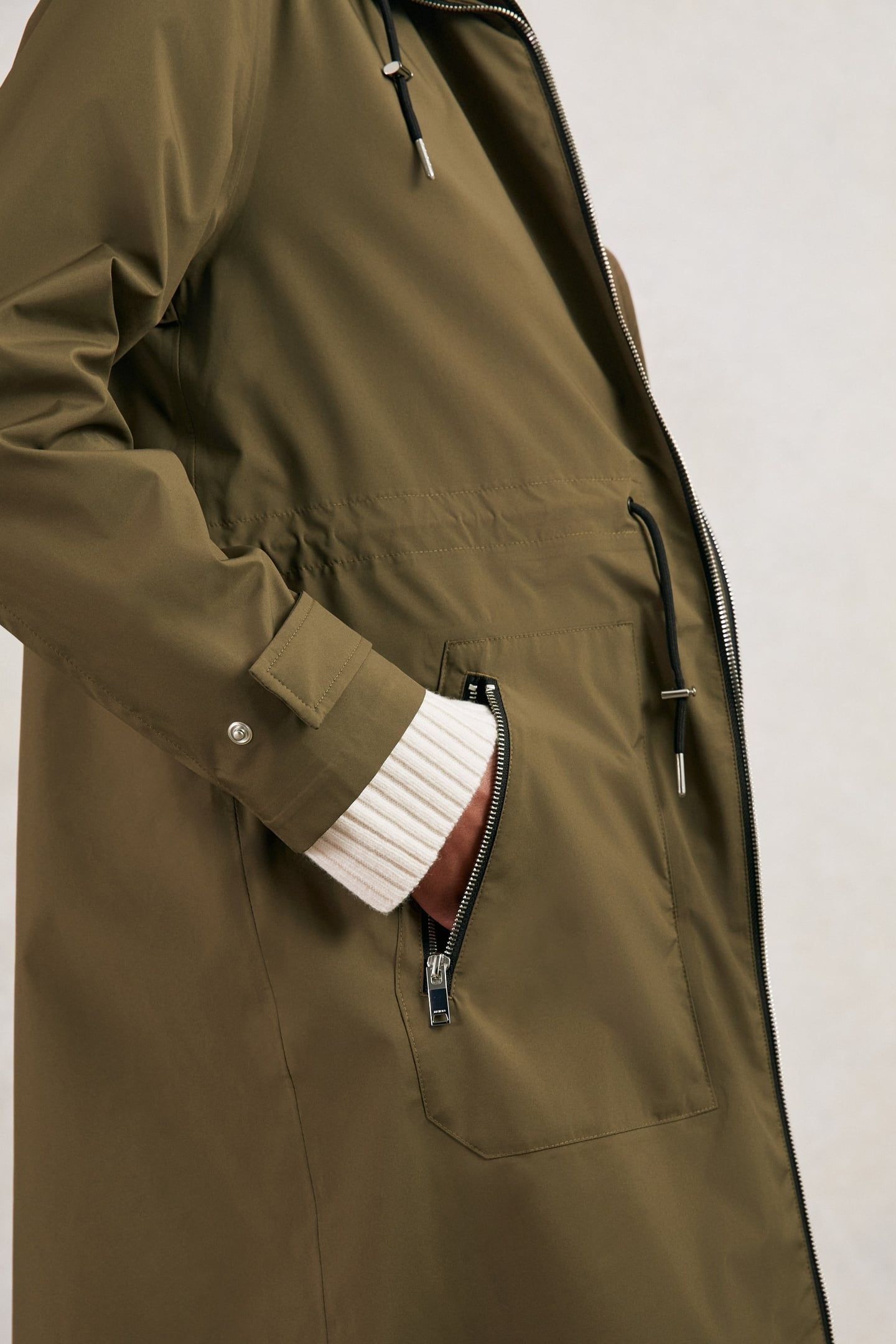 LONG RAINCOAT KHAKI 5