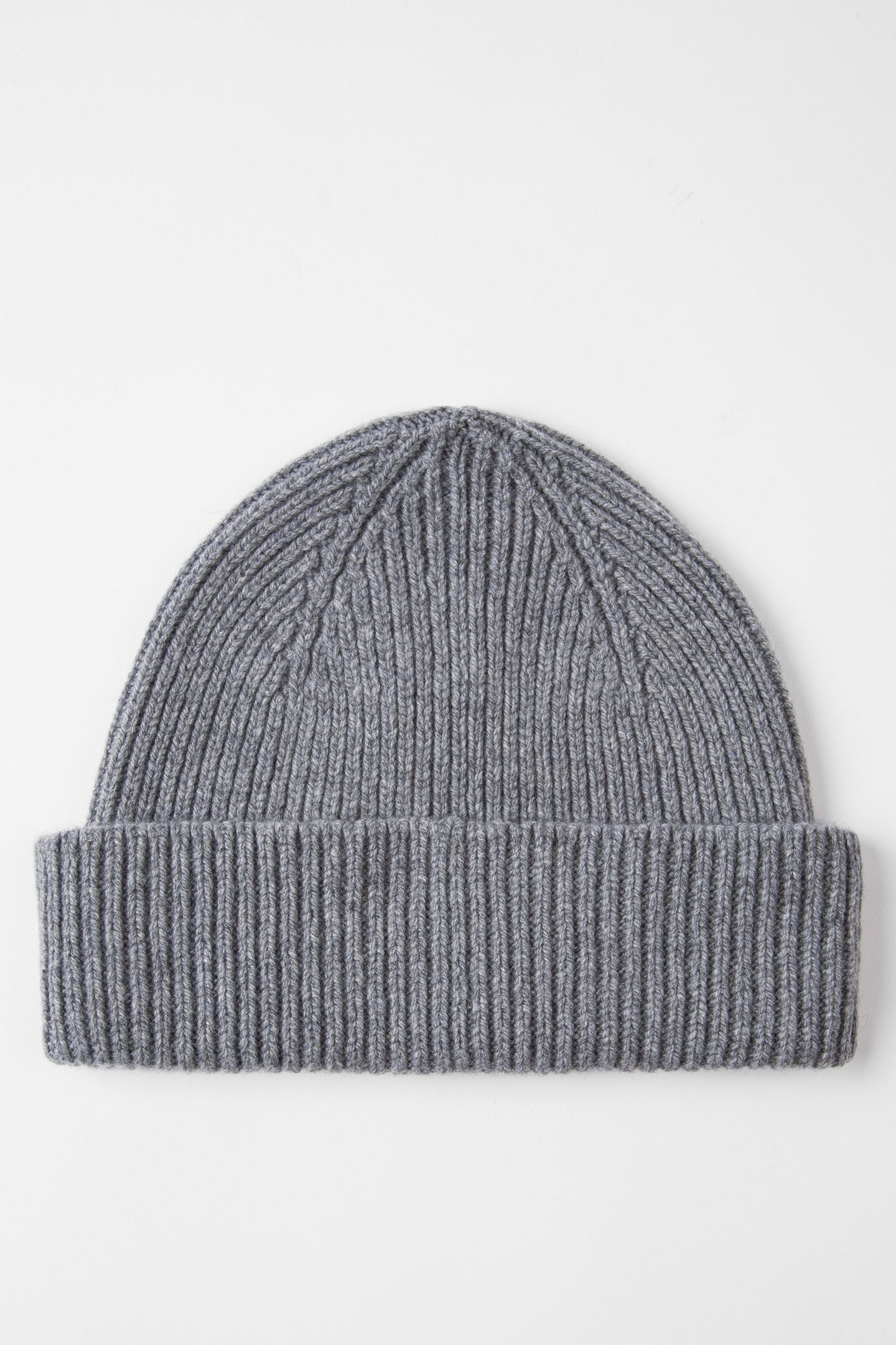 MEN HAT CASHMR BEANIE SLATE 2
