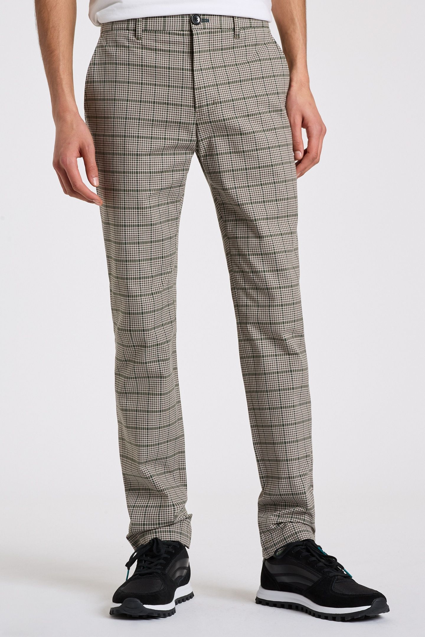 MENS SLIM FIT CHINO LT GREYISH GREEN 3