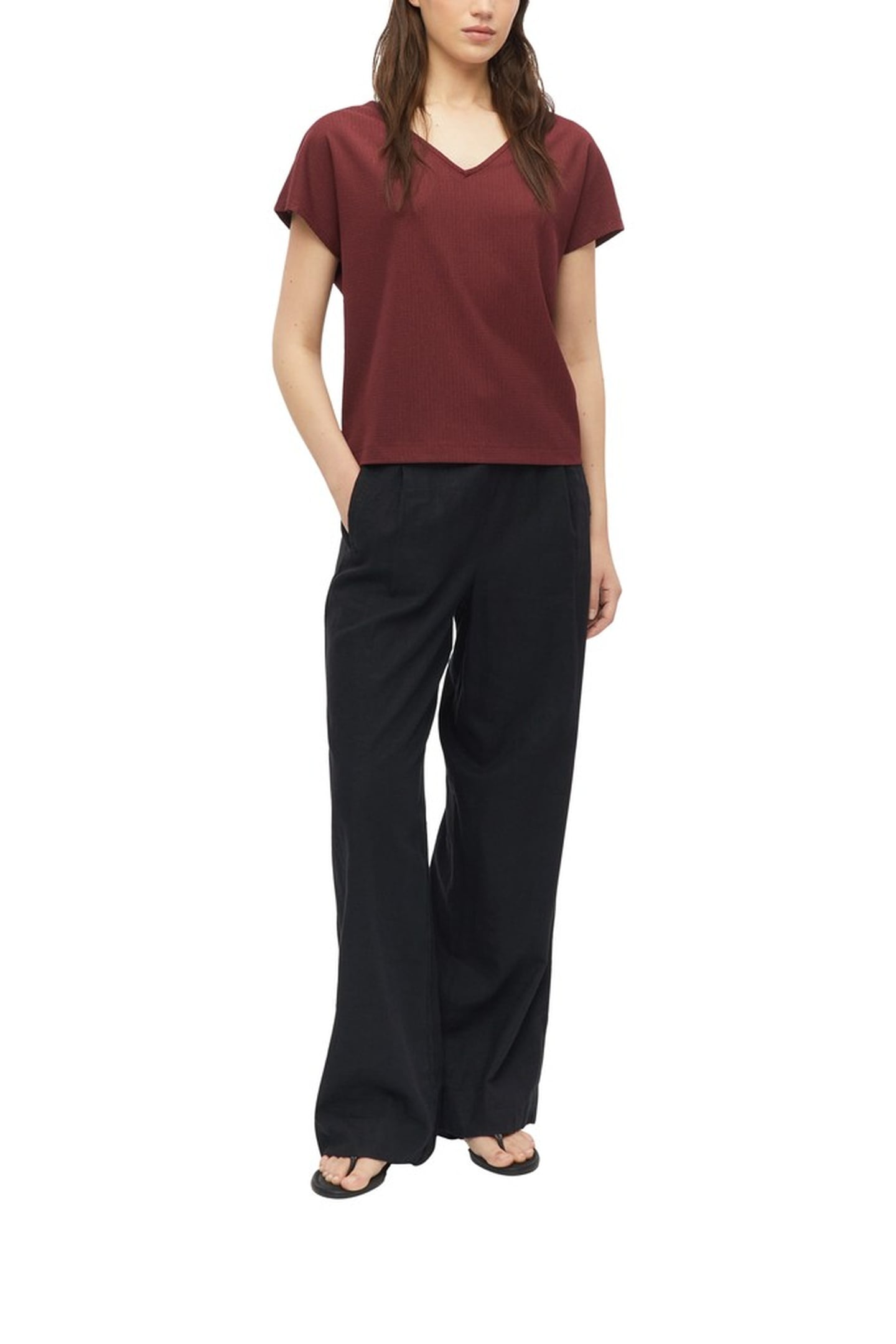 S.OLIVER T-SHIRTS BURGUNDY 2