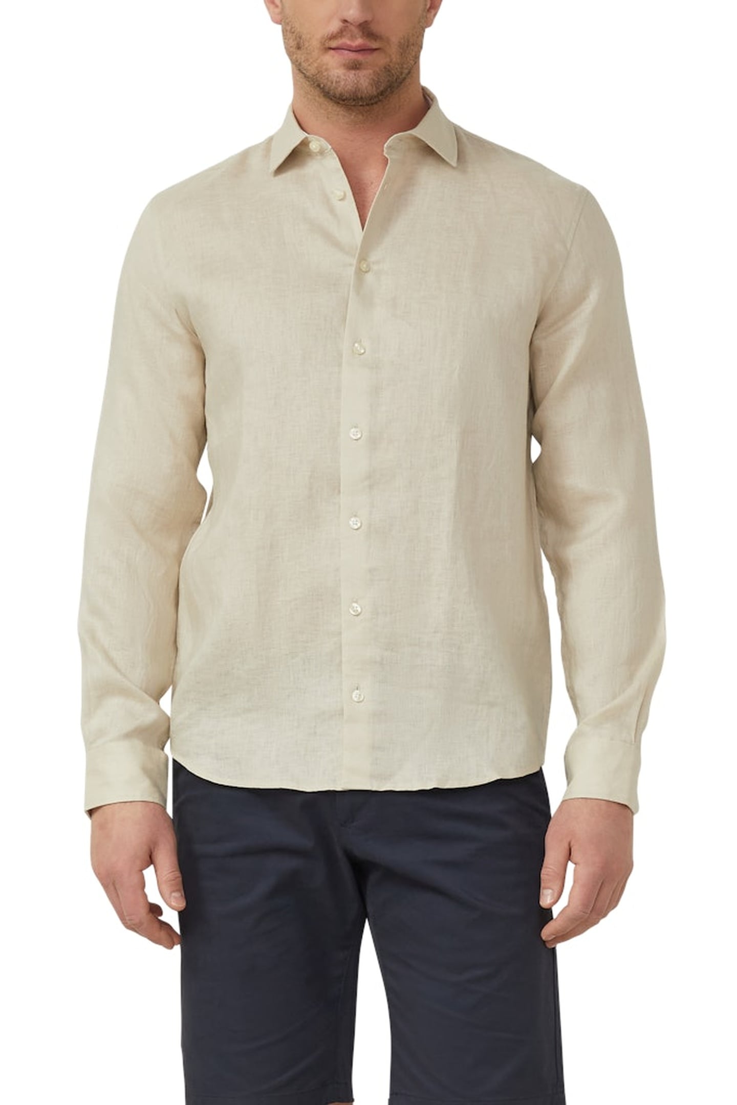 S.OLIVER SHIRTS BEIGE 1