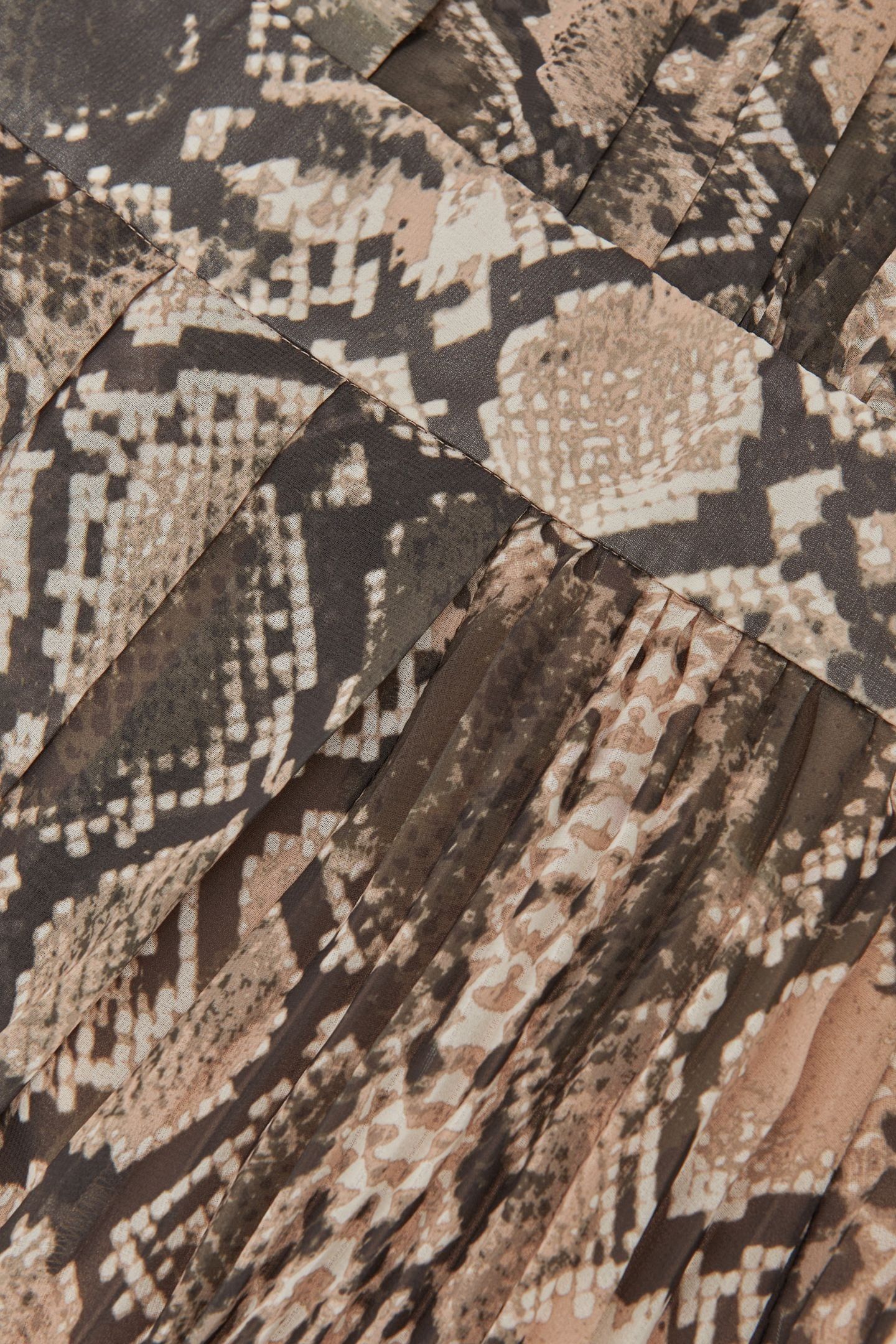 SNAKE PRINT MIDI DRESS NEUTRAL 5