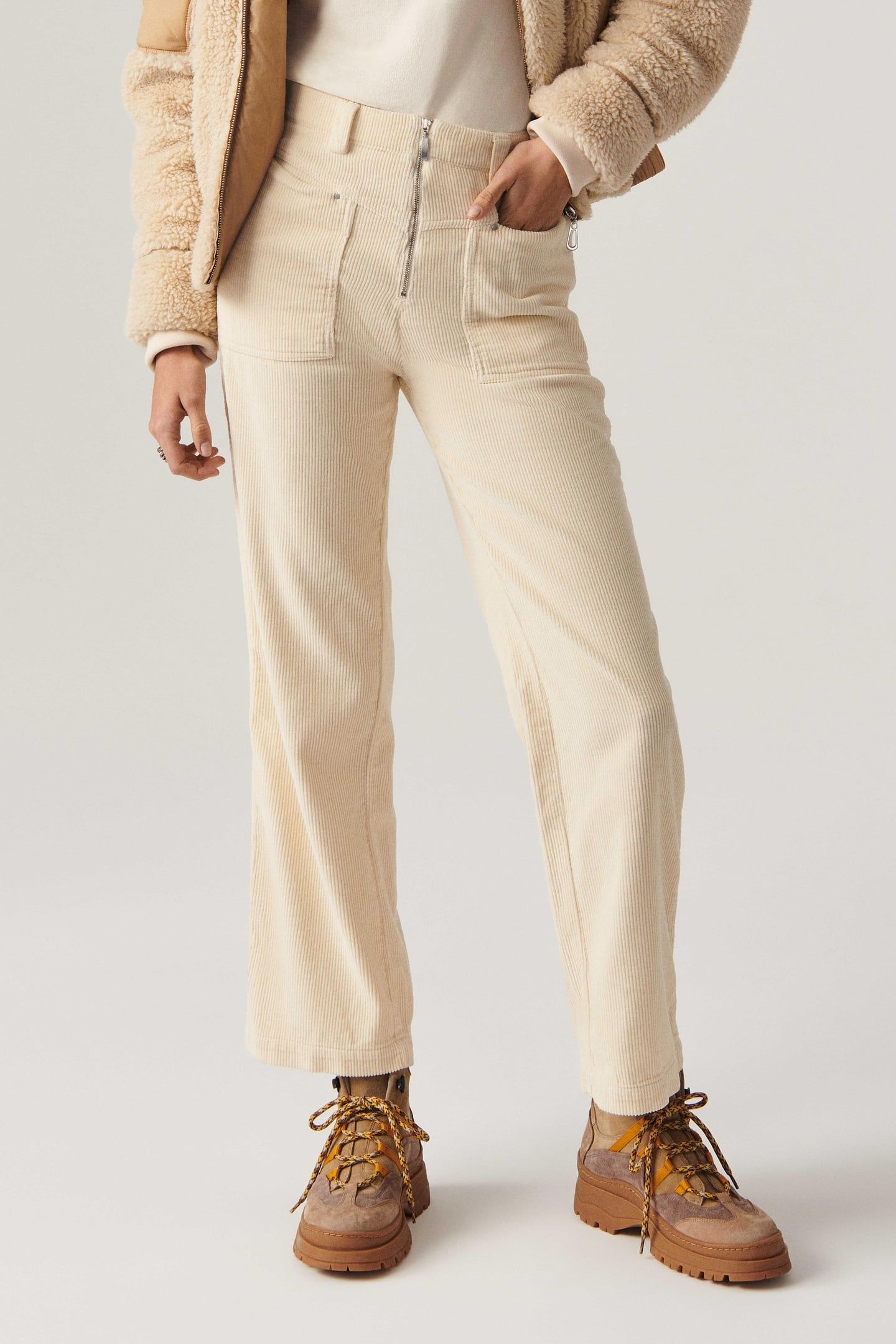FLARE TROUSERS ECRU 4